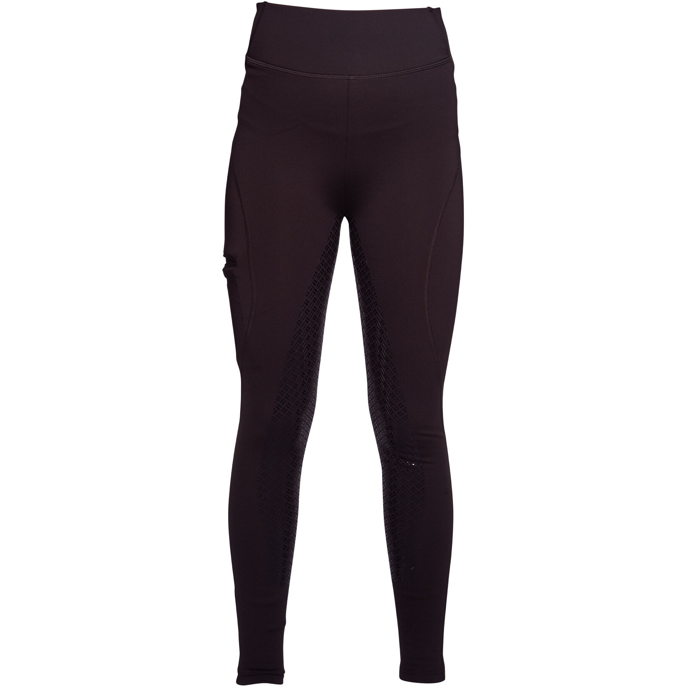 Winter Damen Reitleggings Silikon Vollbesatz RIO dunkelbraun