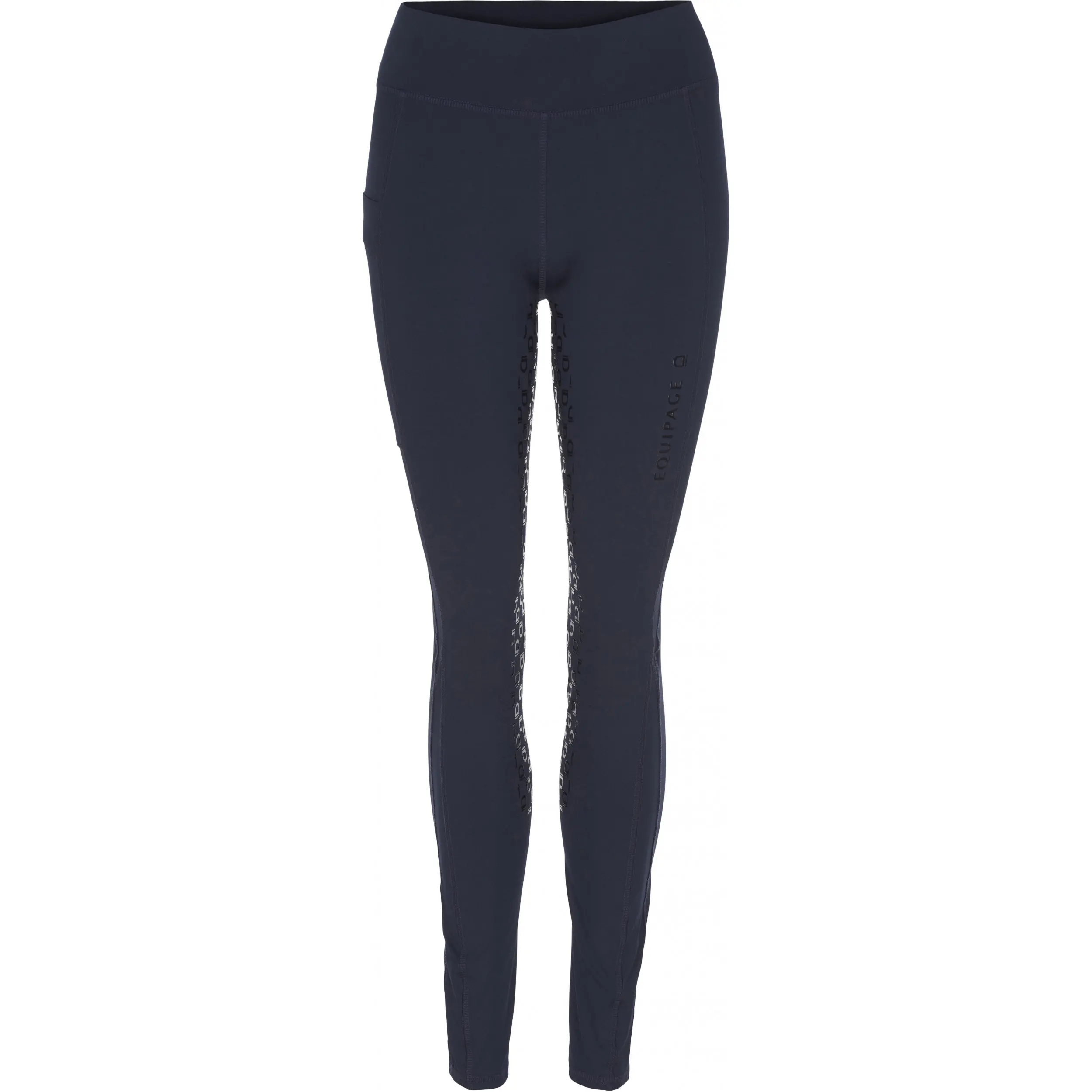 Damen Reitleggings Silikon Vollbesatz FINLEY navy