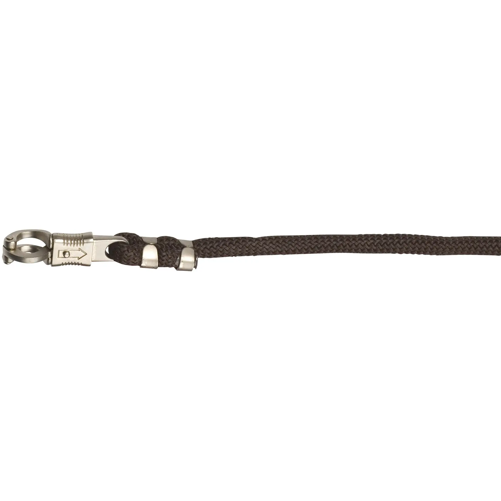 Führstrick mit Panikhaken PANIKA schoko 240cm