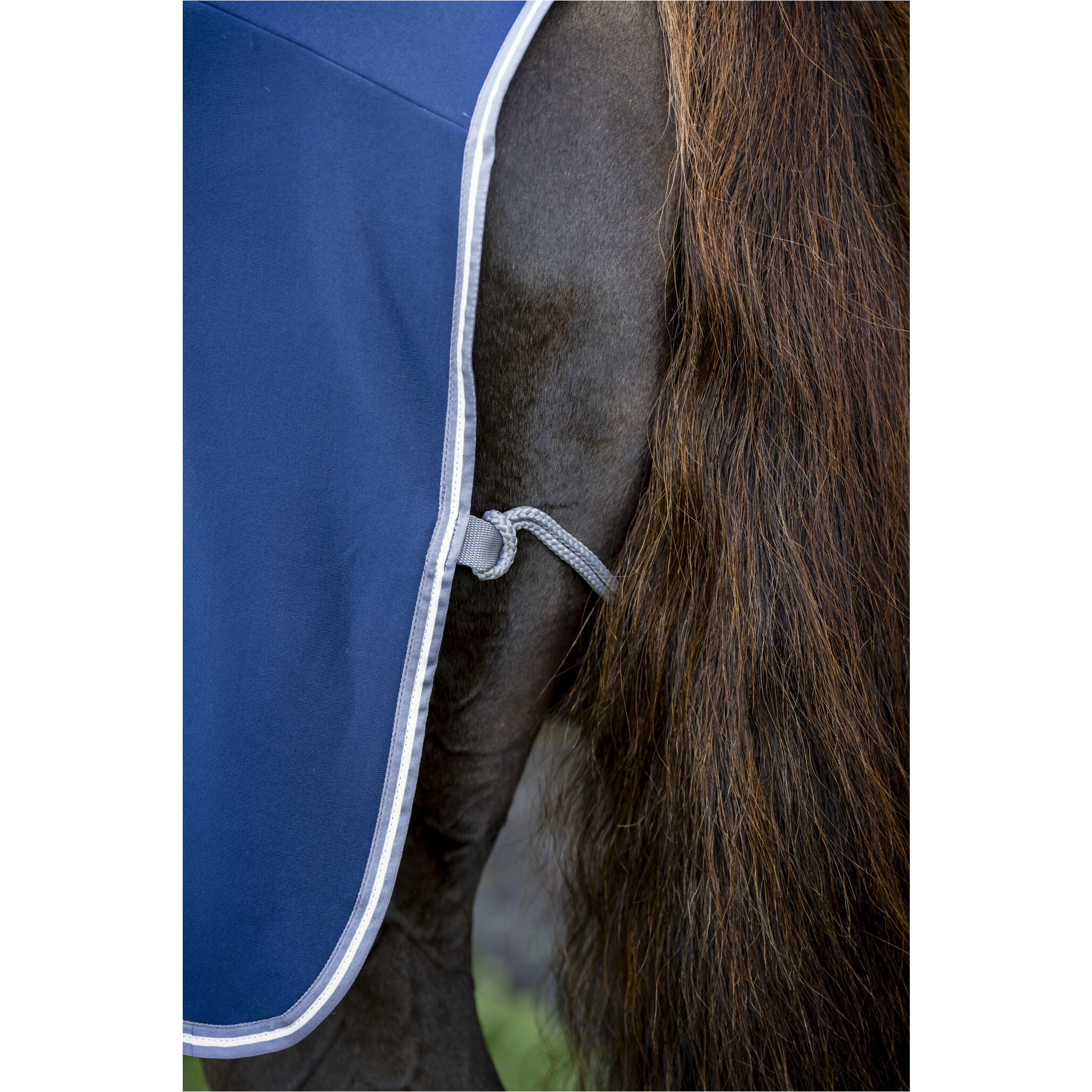 Abschwitzdecke AMIGO Jersey Cooler navy/titanium grey/silver