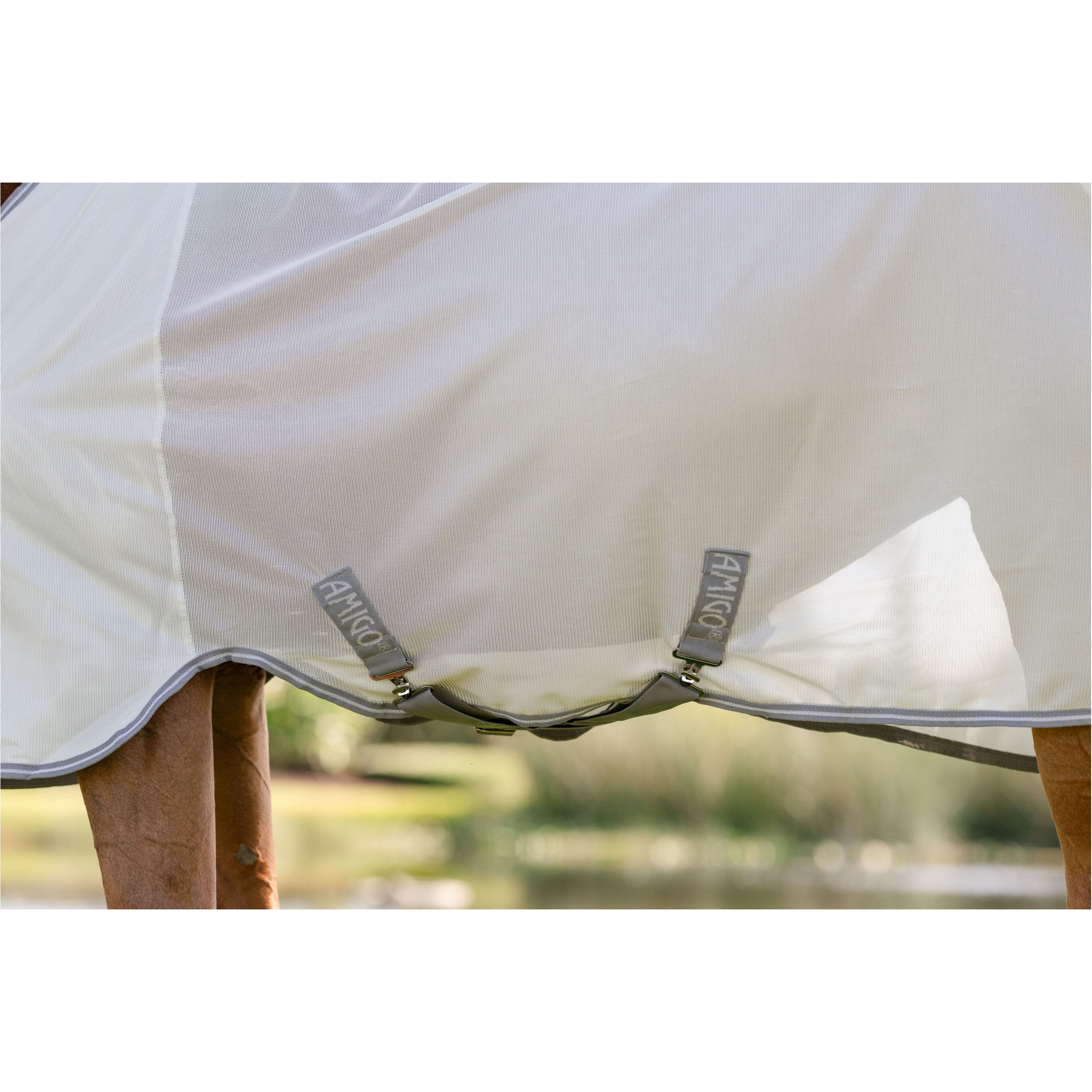 Fliegendecke AMIGO Bug Rug silver/titanium grey