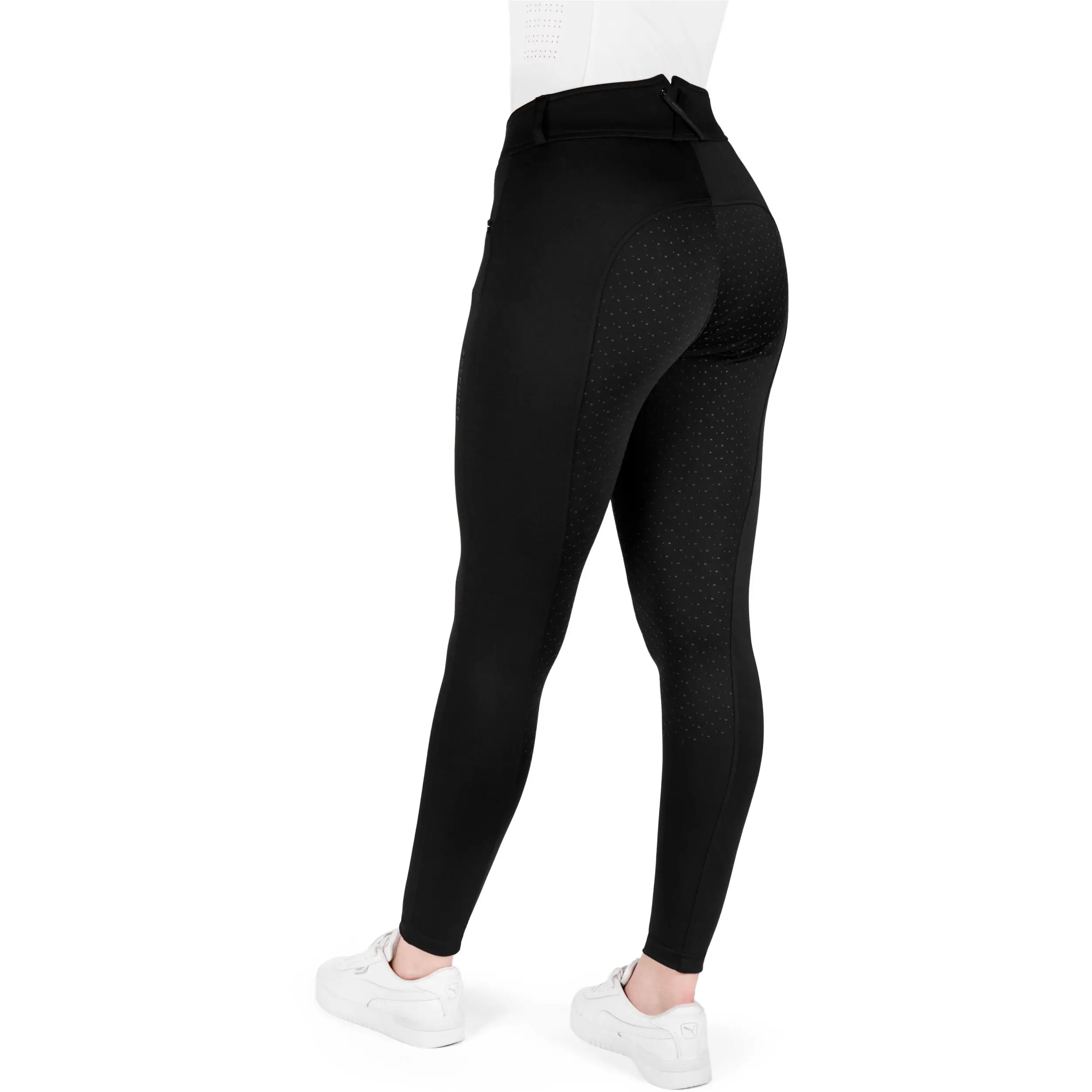 Damen Reithose Silikon Vollbesatz EK-CARLY schwarz