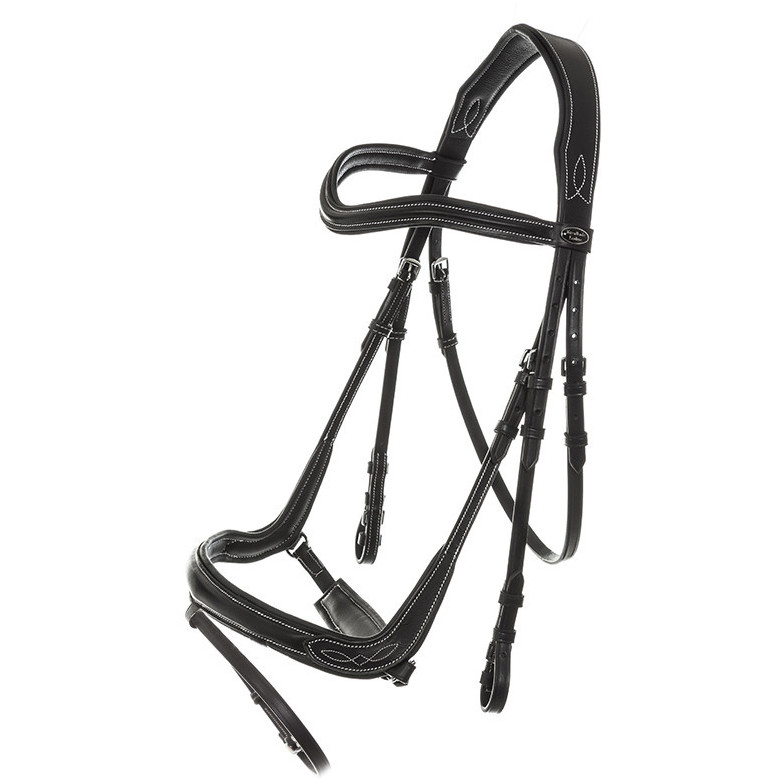 Trensenzaum englisch kombiniert IVY schwarz
