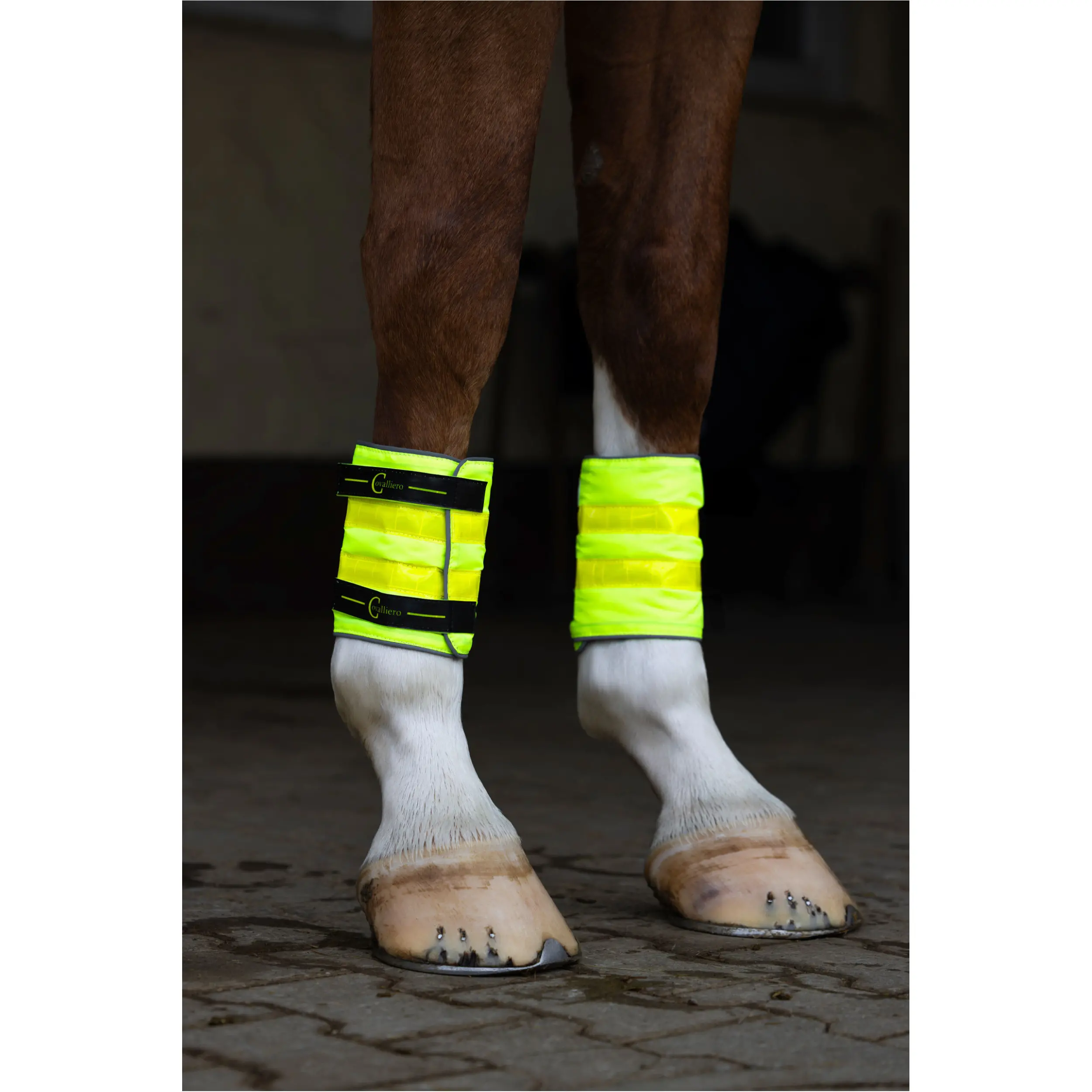 Leuchtgamasche REFLECTIVE paarweise gelb
