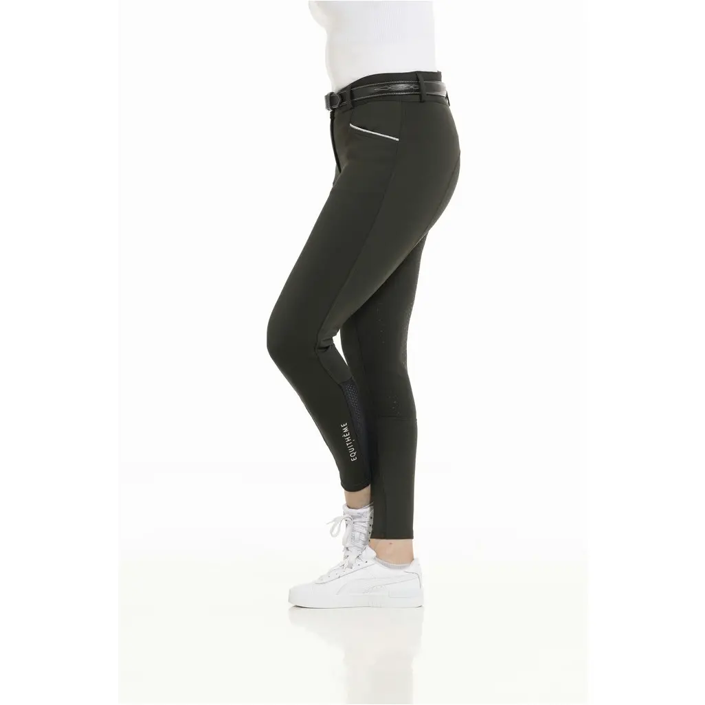 Sommer Damen Reithose Silikon Vollbesatz CLAUDINE Mesh dunkelgrün Sommer Damen Reithose Silikon Vollbesatz CLAUDINE Mesh dunkelgrün