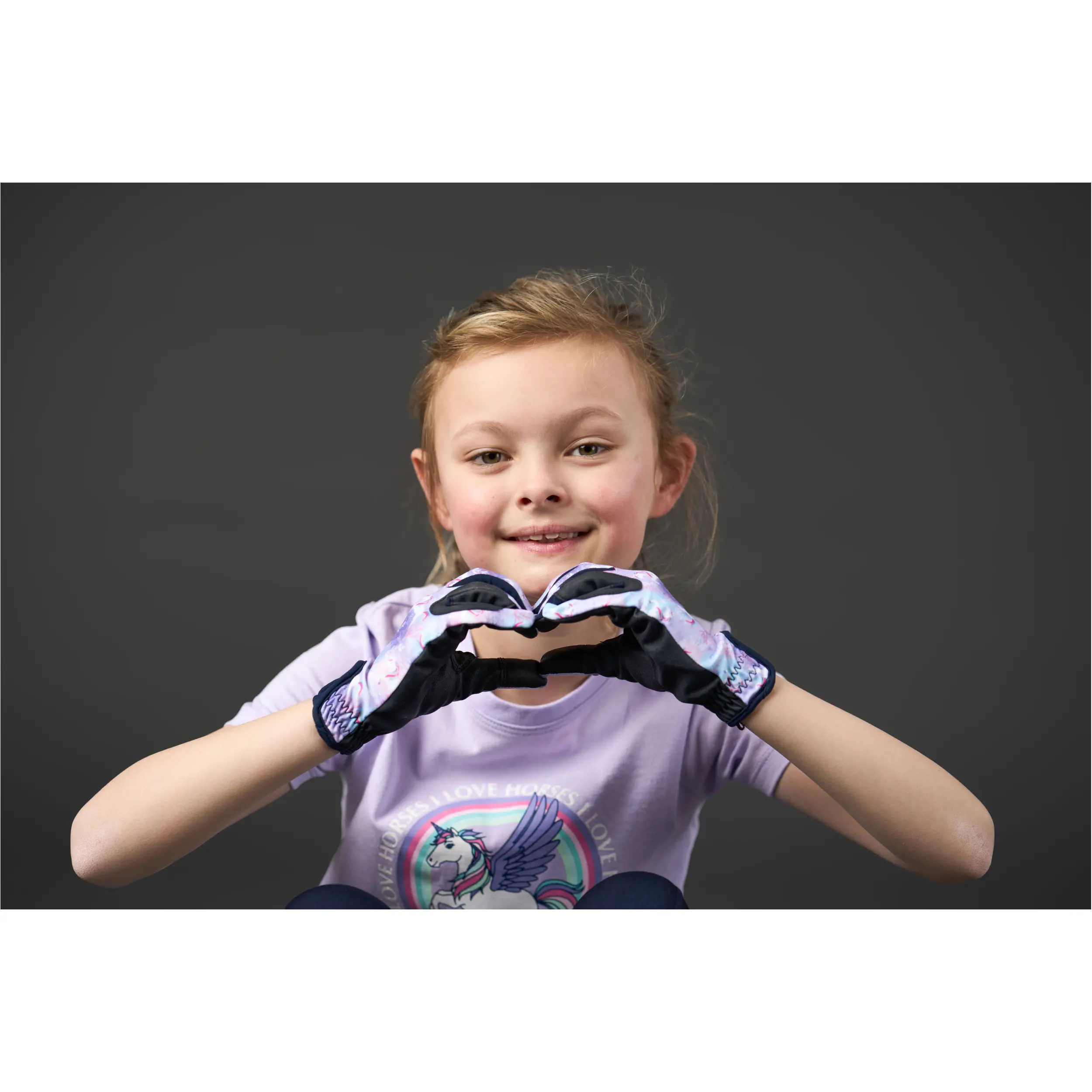 Kinder Reithandschuhe ARLO lavender