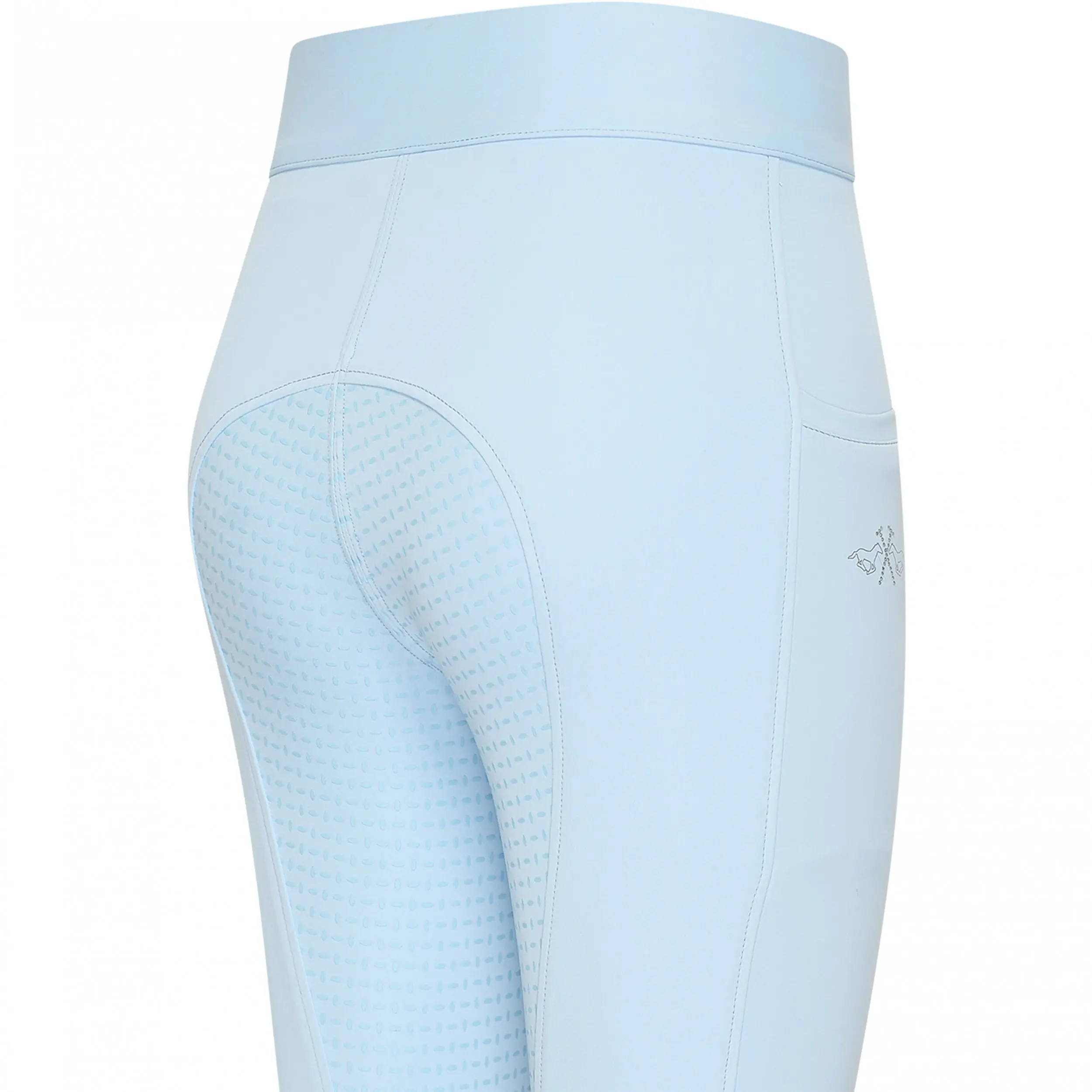 Kinder Reitleggings Silikon Vollbesatz HVPLotte lightblau Kinder Reitleggings Silikon Vollbesatz HVPLotte lightblau