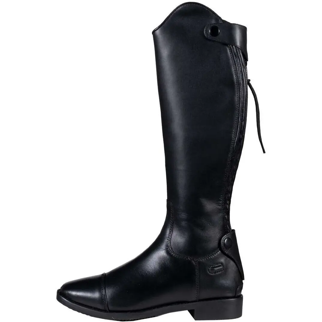 Kinder Reitstiefel OXFORD KIDS Echtleder schwarz