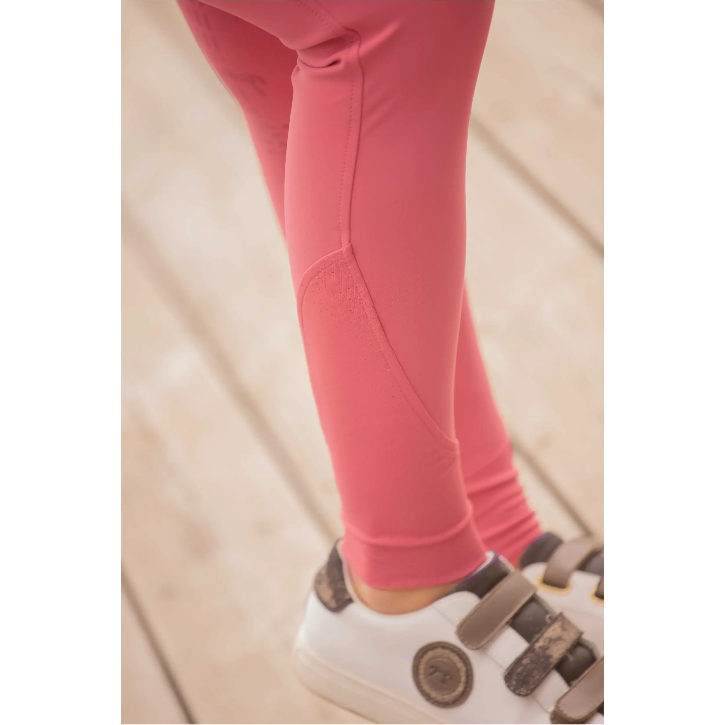Damen Reithose Silikon Kniebesatz ELÉGANCE antique pink