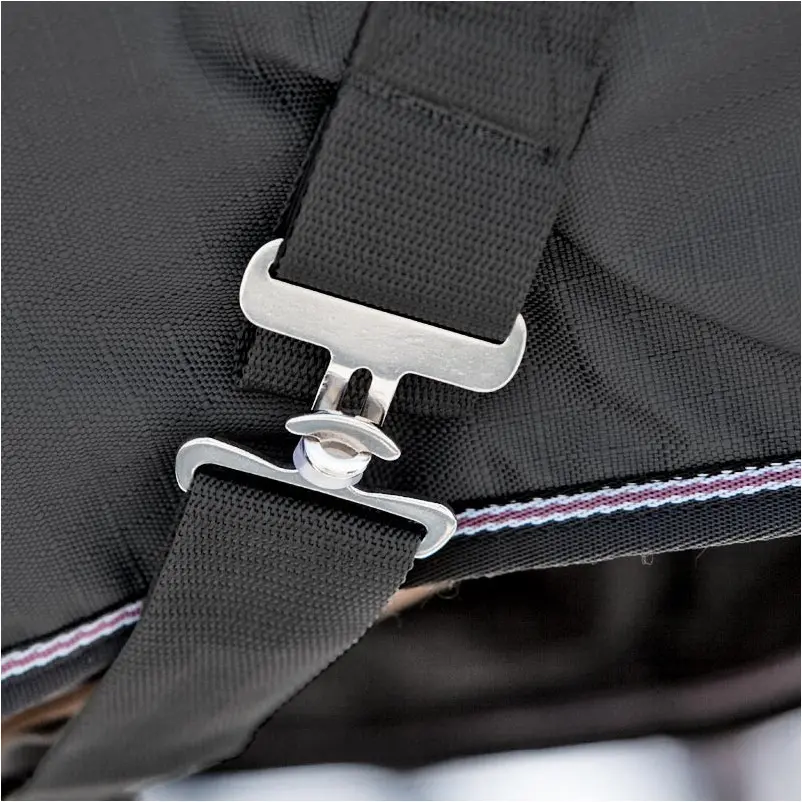 Outdoordecke 1200D KALTBLUT schwarz/bordeaux/grau