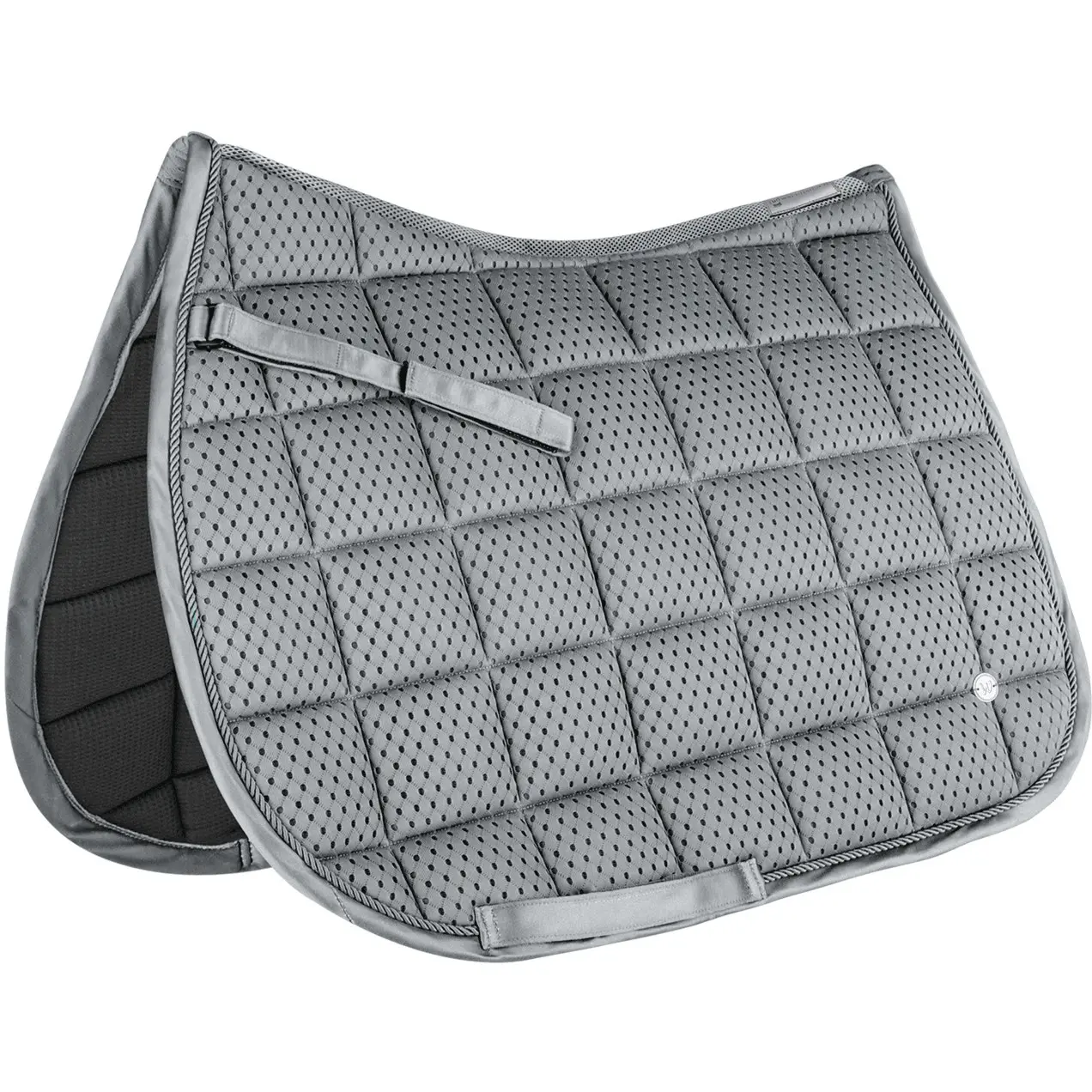 Schabracke BREATH PERFORMANCE chromgrau Warmblut