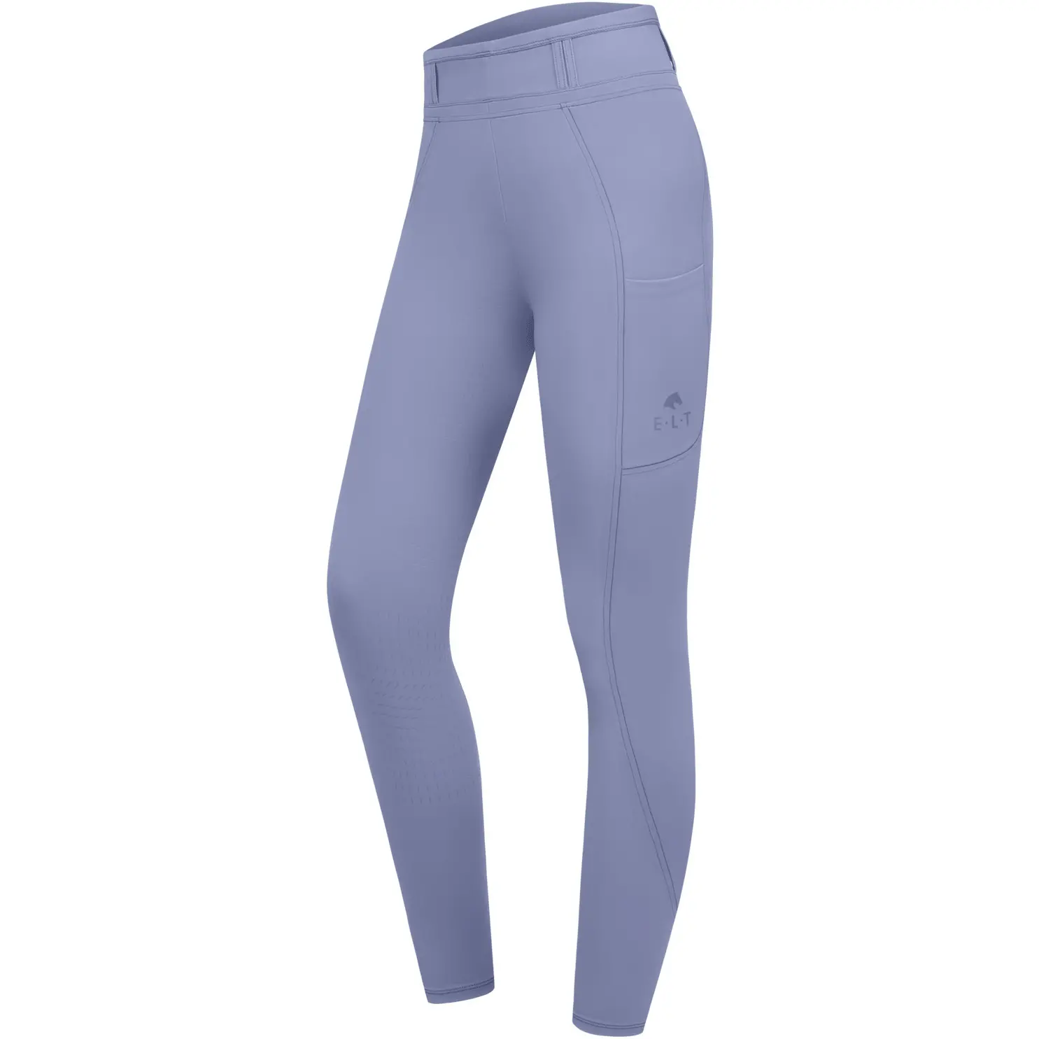 Damen Reitleggings Silikon Vollbesatz ORELIE blaugrau