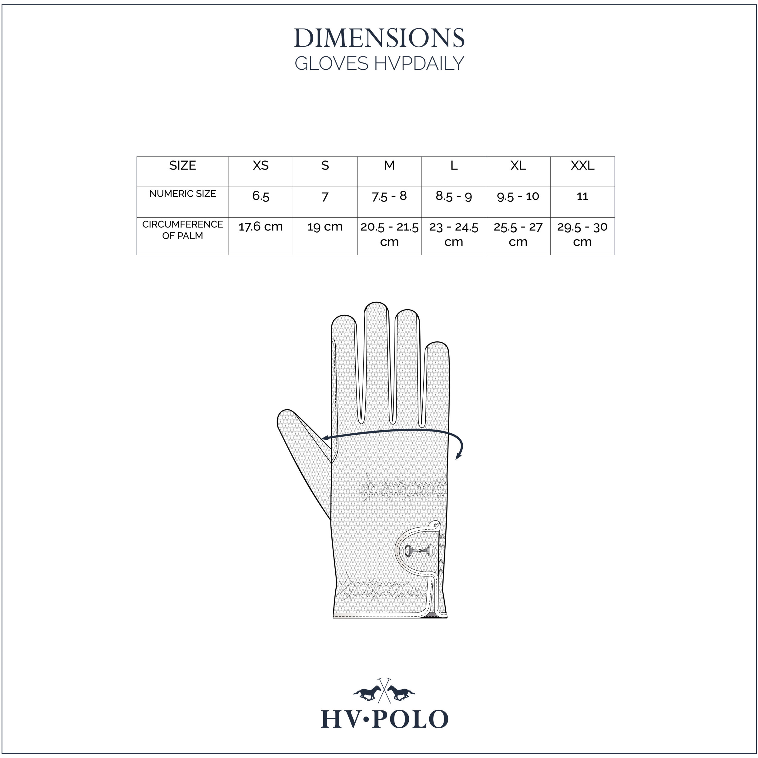 Damen Reithandschuhe HVPDaily schwarz