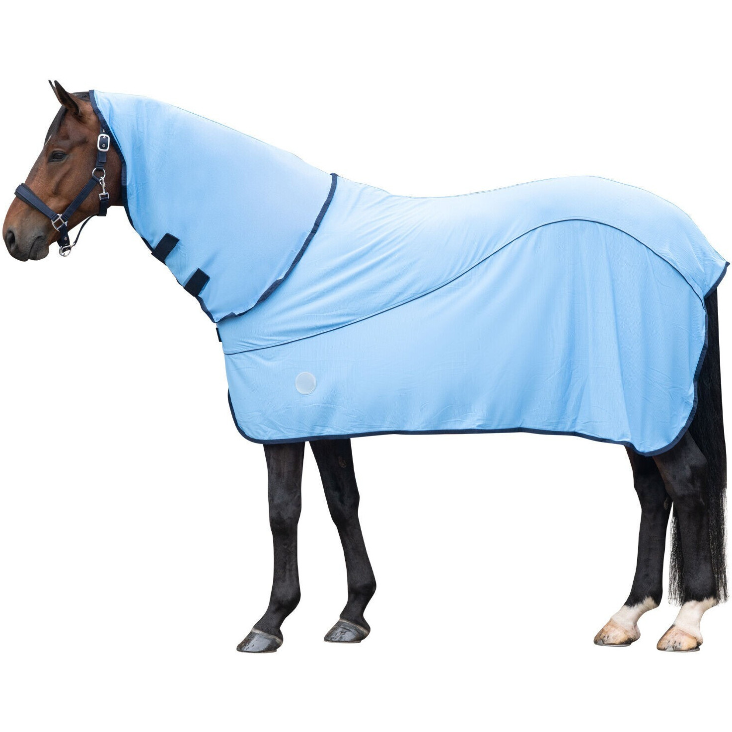 Kühldecke mit abnehmbarem Halsteil EquineCarePro aqua