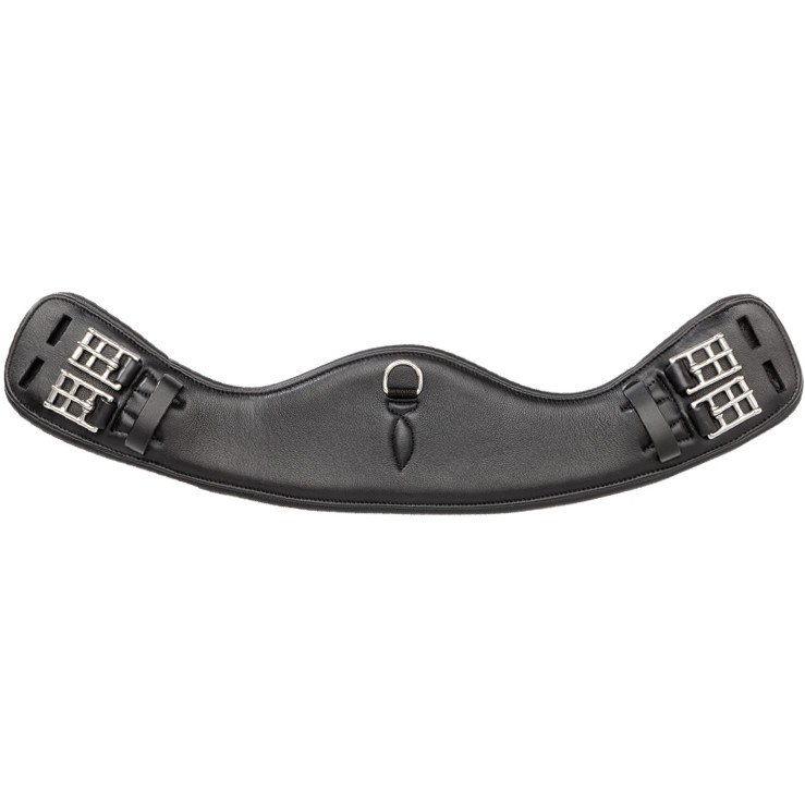 Lederkurzgurt ohne Elast MOON Softleder schwarz Lederkurzgurt ohne Elast MOON Softleder schwarz