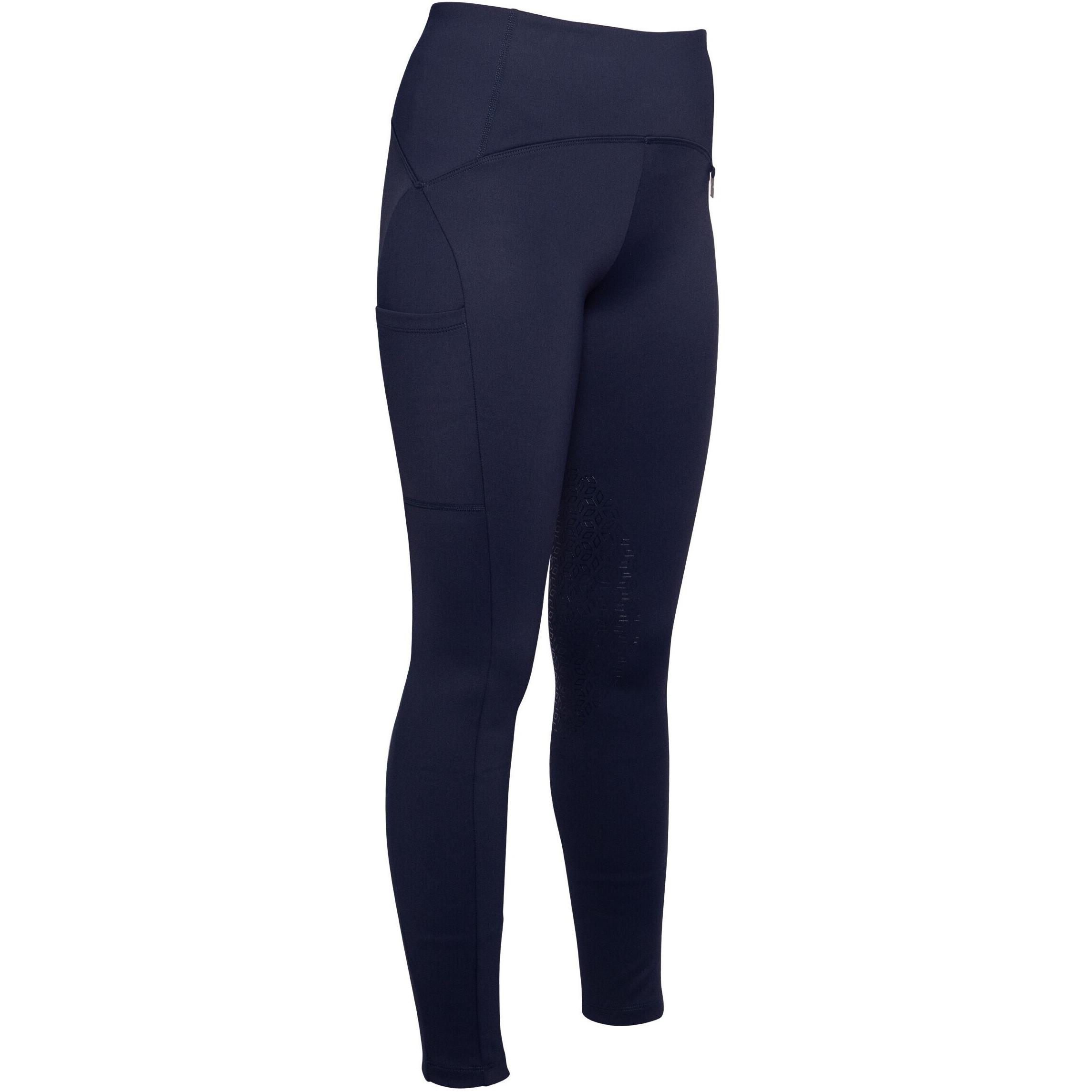 Damen Reitleggings Silikon Kniebesatz AREZZO dunkelblau