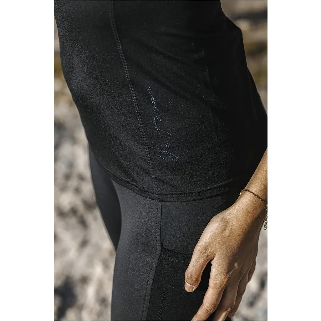 Damen Funktionstop MARGOT mit Mesheinsätzen schwarz