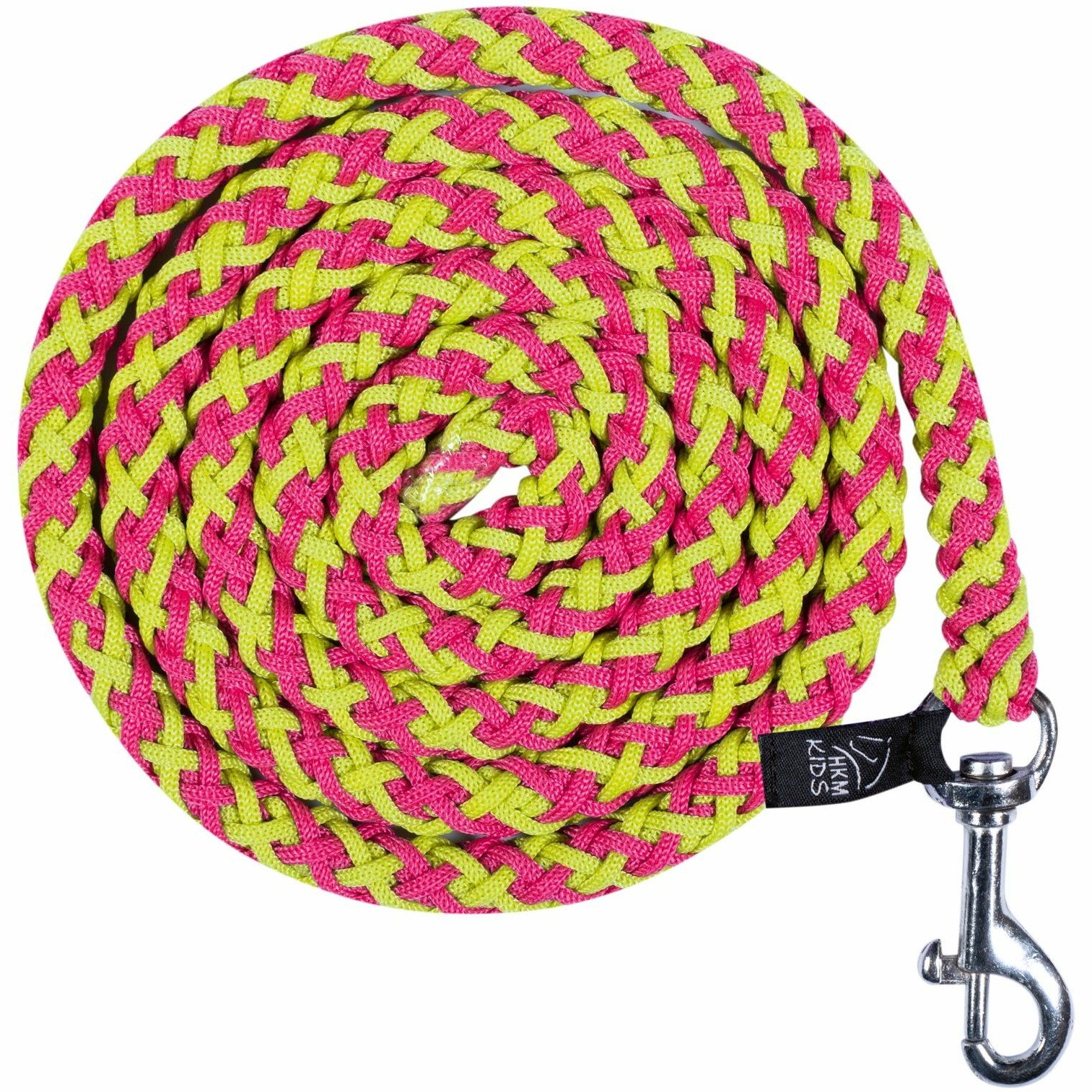 Führstrick HOBBY HORSING pink/gelb