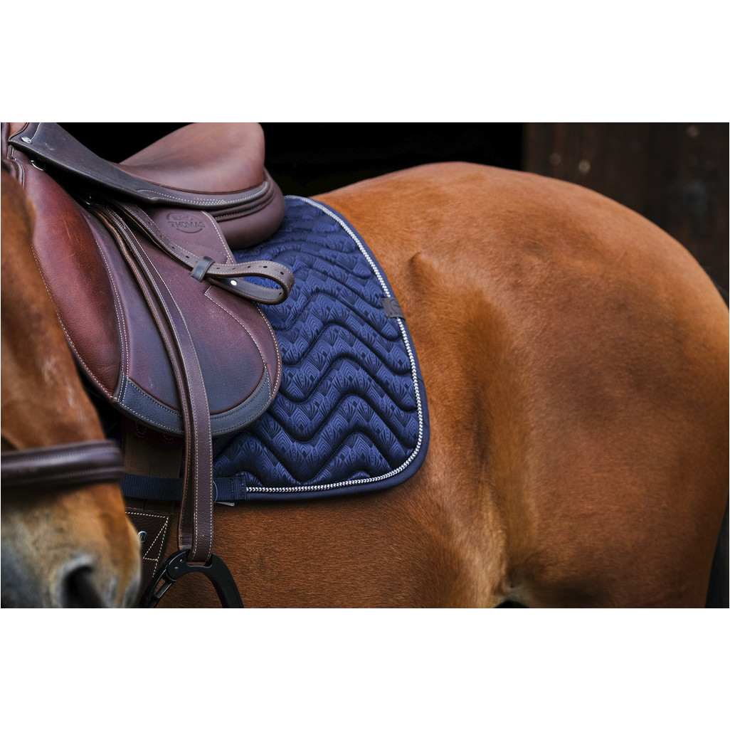Schabracke BROCART marineblau Warmblut Vielseitigkeit