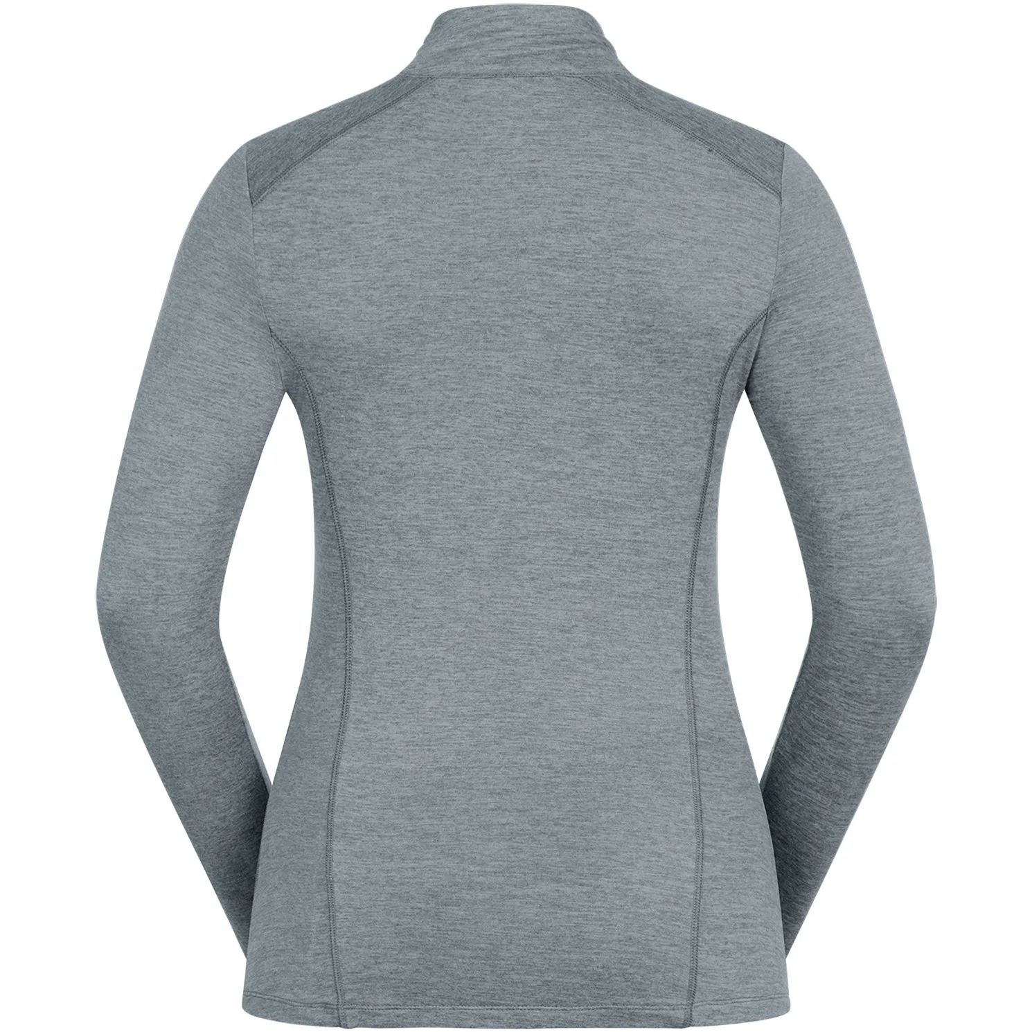 Damen Funktions-Zip-Shirt MILANO silberblau