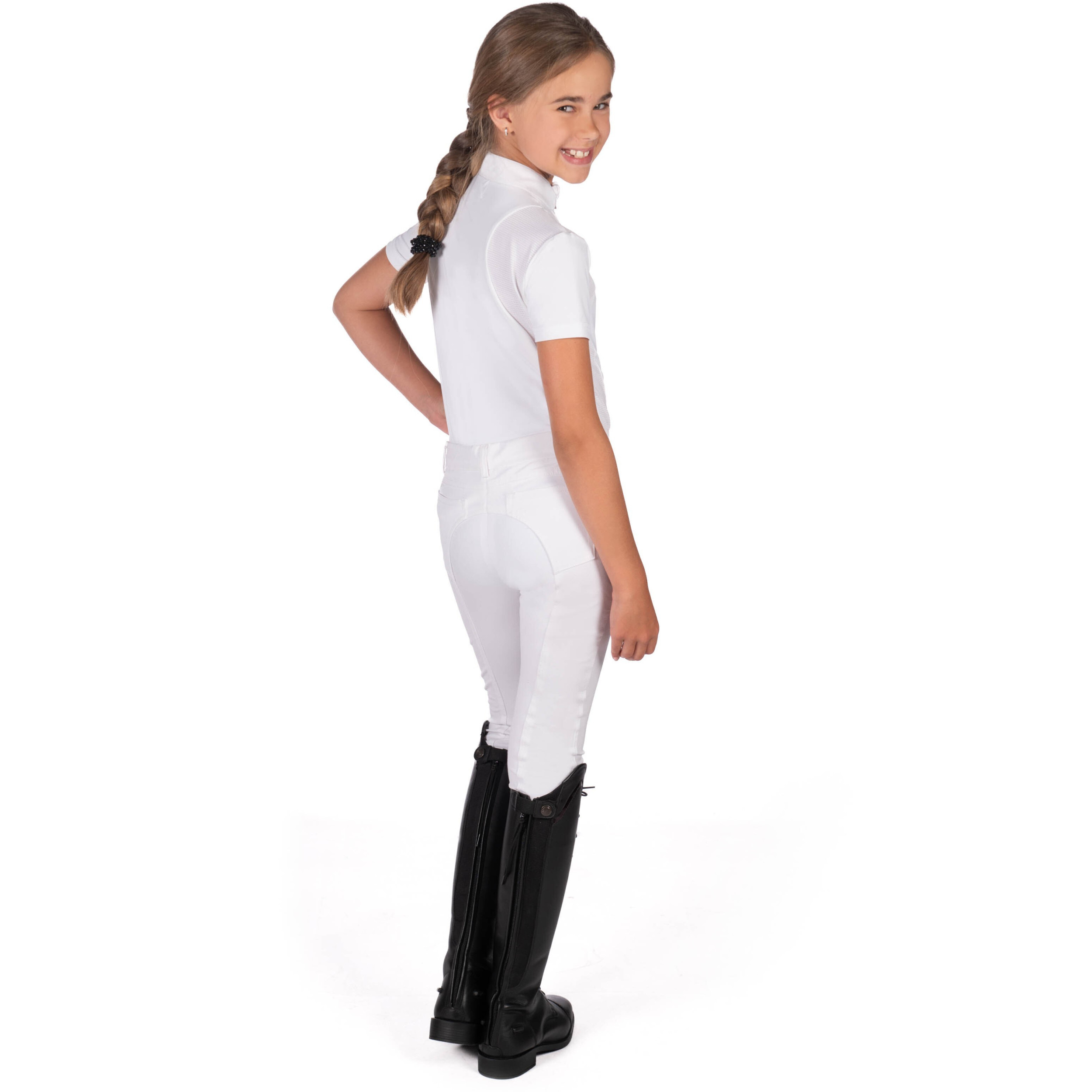 Kinder Turniershirt GLAM KIDS weiß