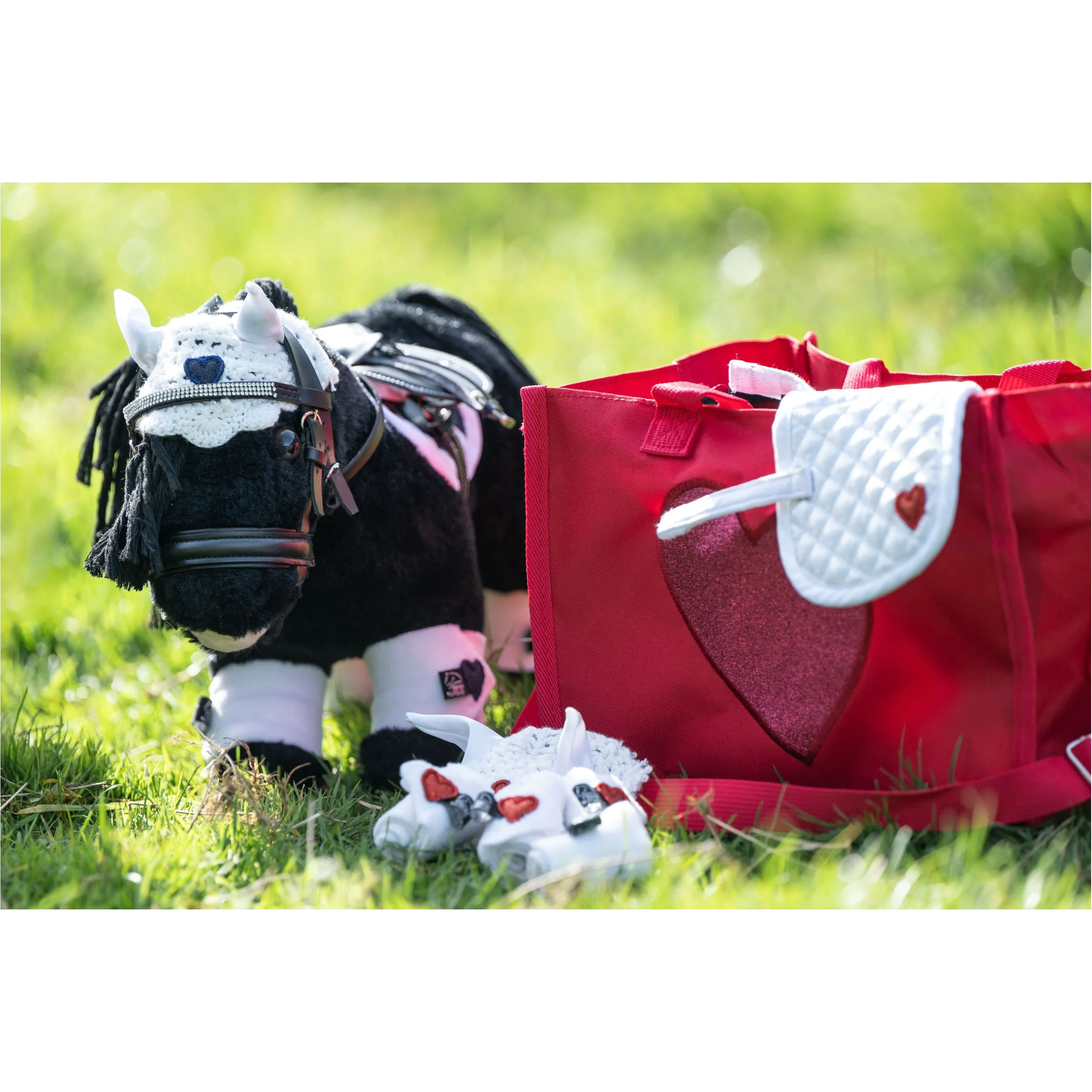 Turnierset für CUDDLE PONY weiß/rot