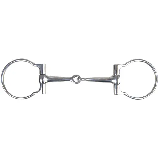 Westerngebiss D-Ring einfach gebrochen SNAFFLE 14mm