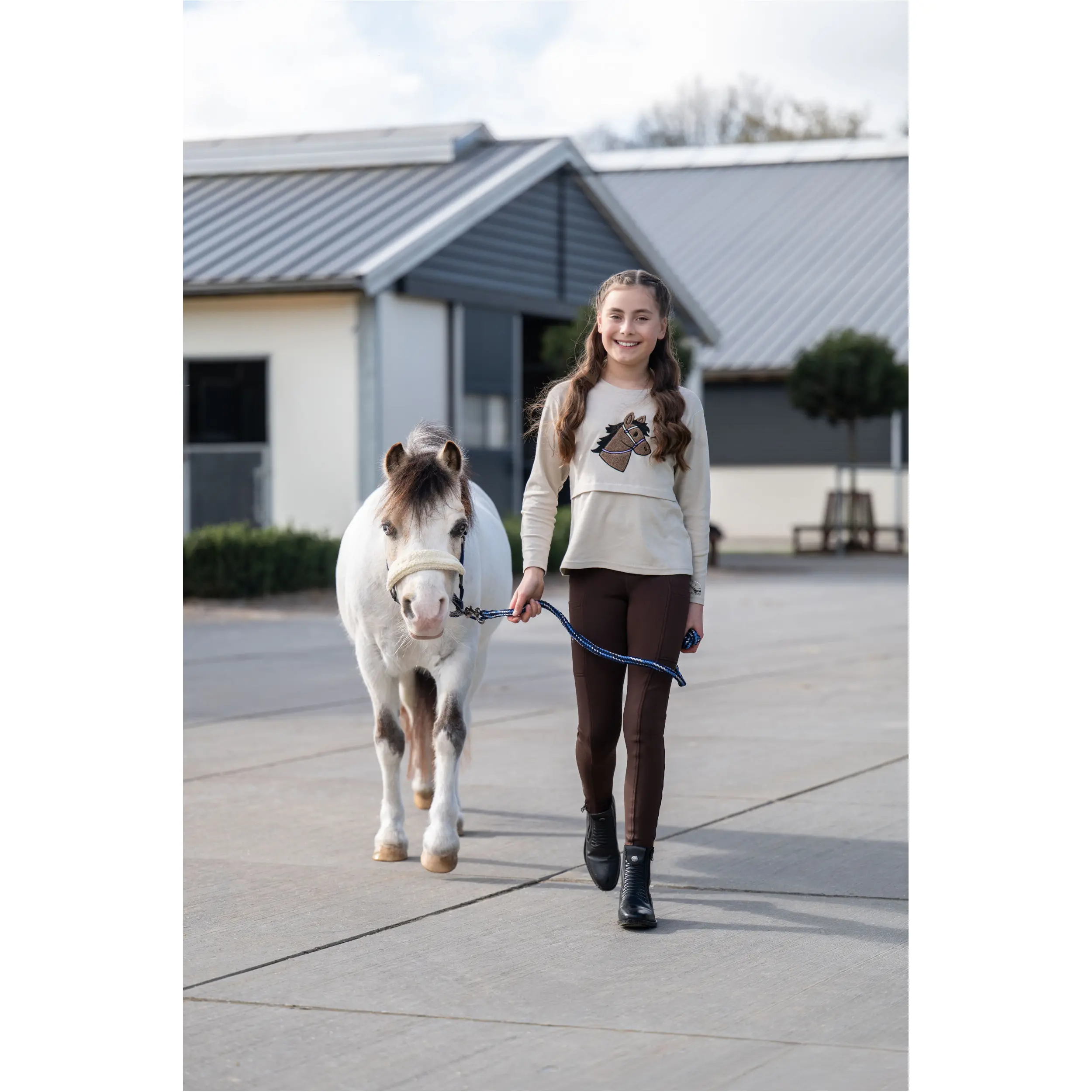 Kinder Langarmshirt MIA beige Kinder Langarmshirt MIA beige