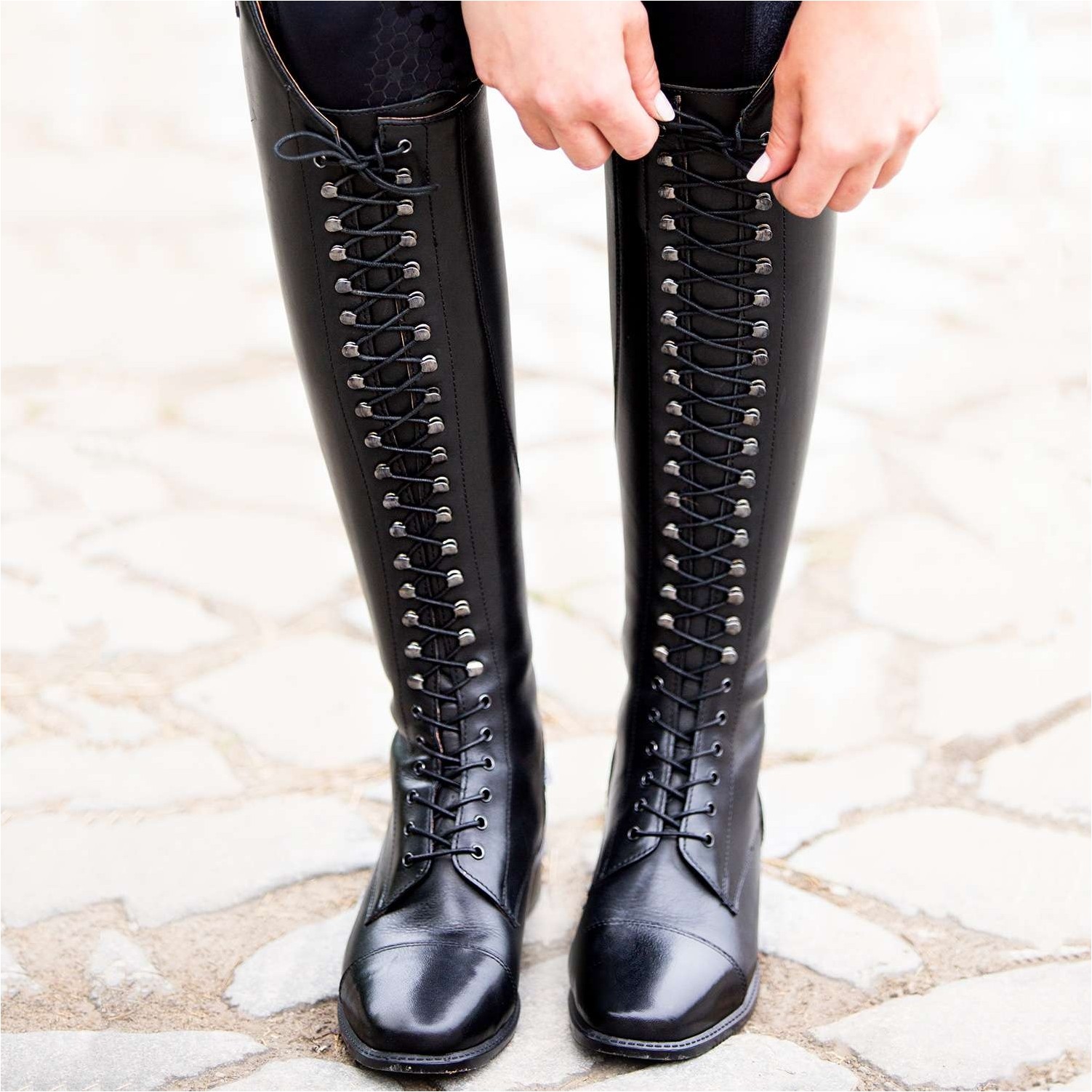 Damen Reitstiefel LEGACY VENADO Echtleder schwarz