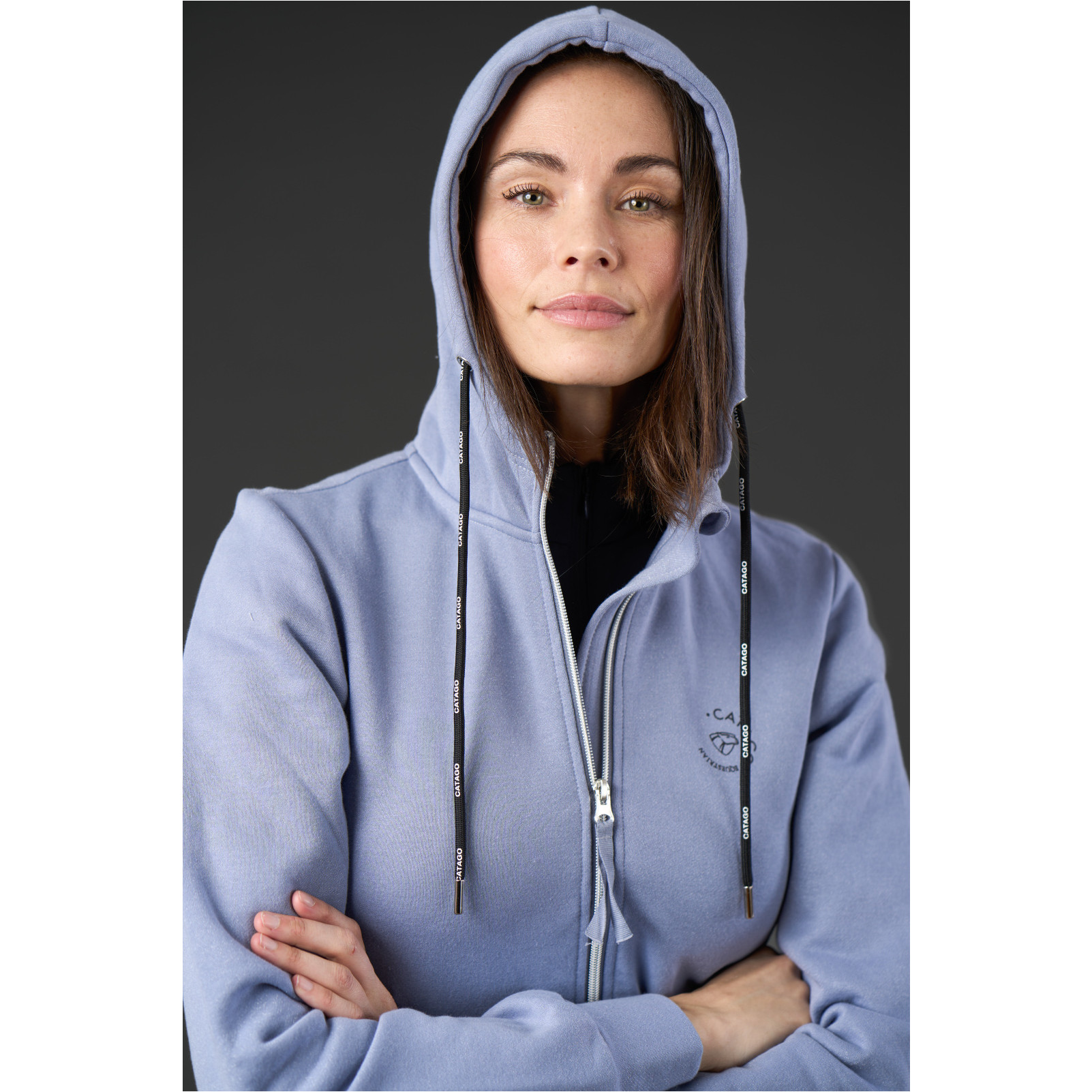 Damen Kapuzenpullover mit Reißverschluss NATALIE tempest