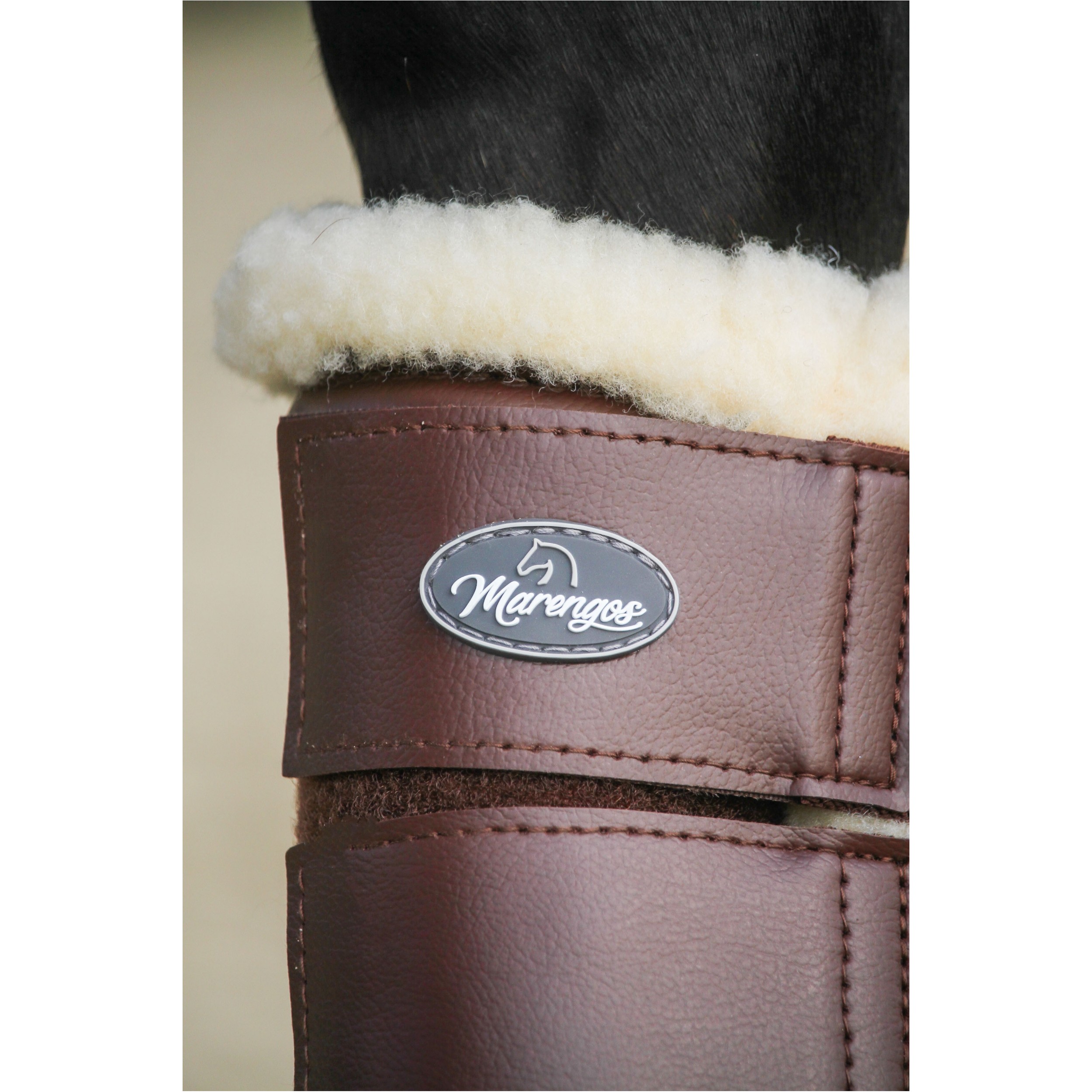 Dressurgamaschen Soft COMFORT braun/beige