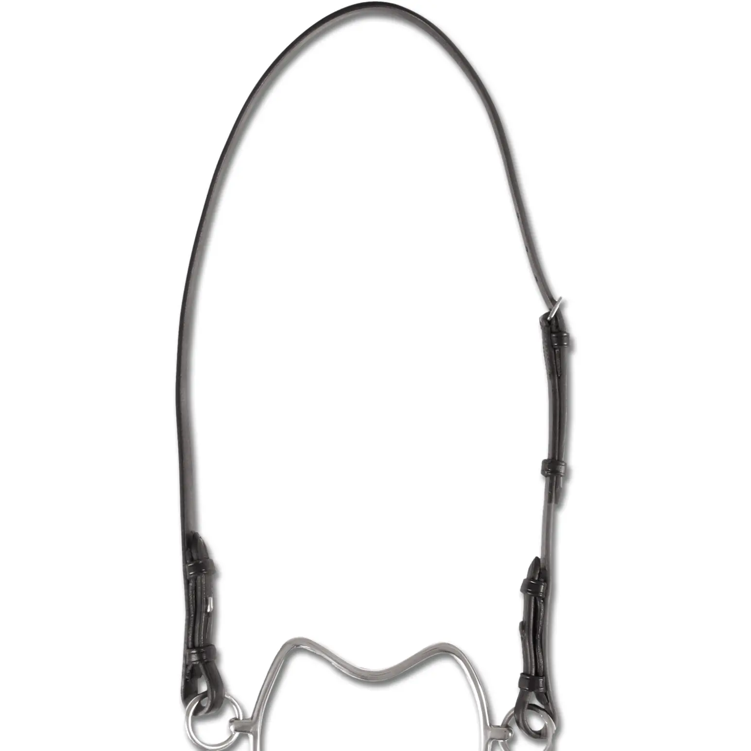 Kopfriemen für Steiggebiss WEMBLEY schwarz Kopfriemen für Steiggebiss WEMBLEY schwarz