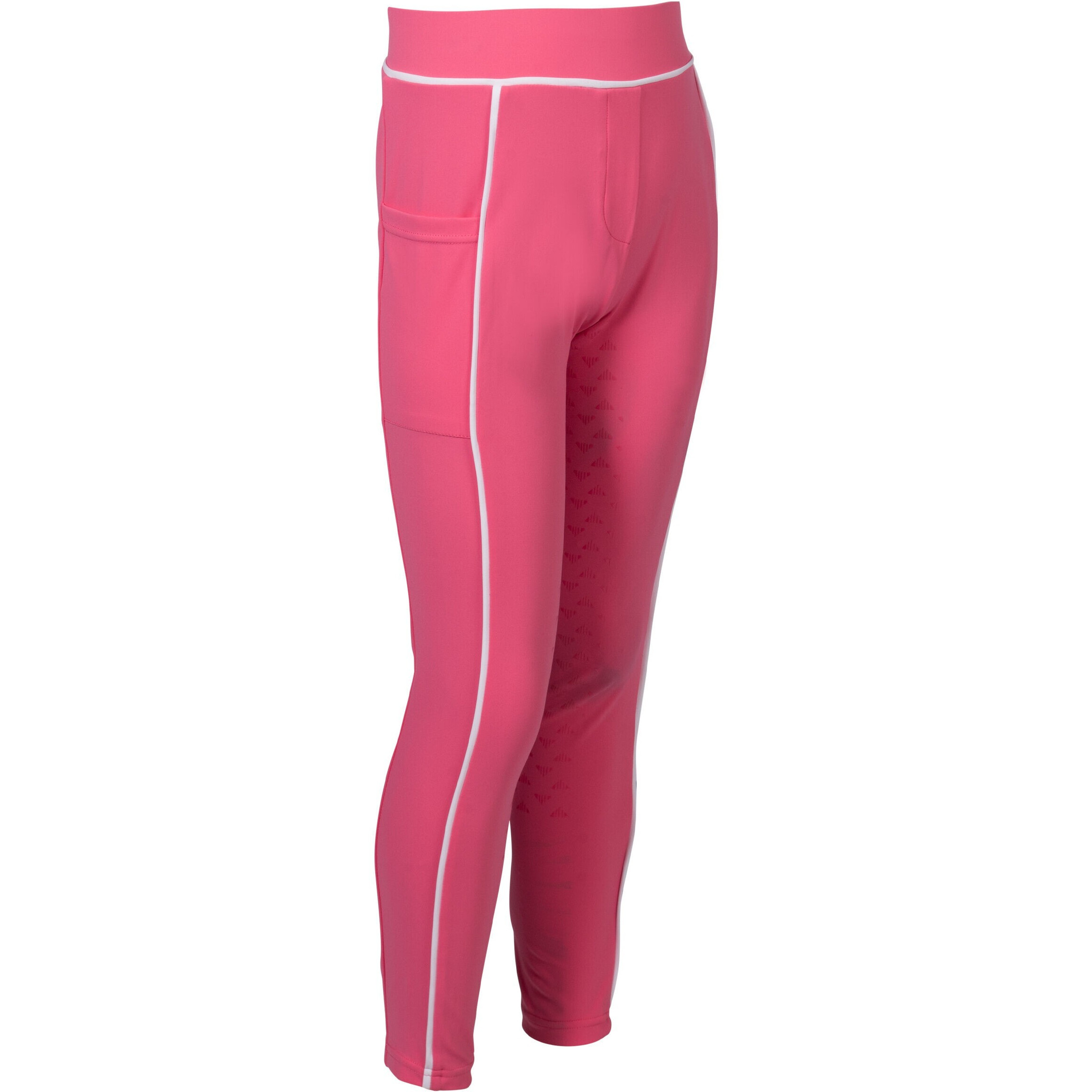 Kinder Reitleggings Silikon Vollbesatz MAUI pink