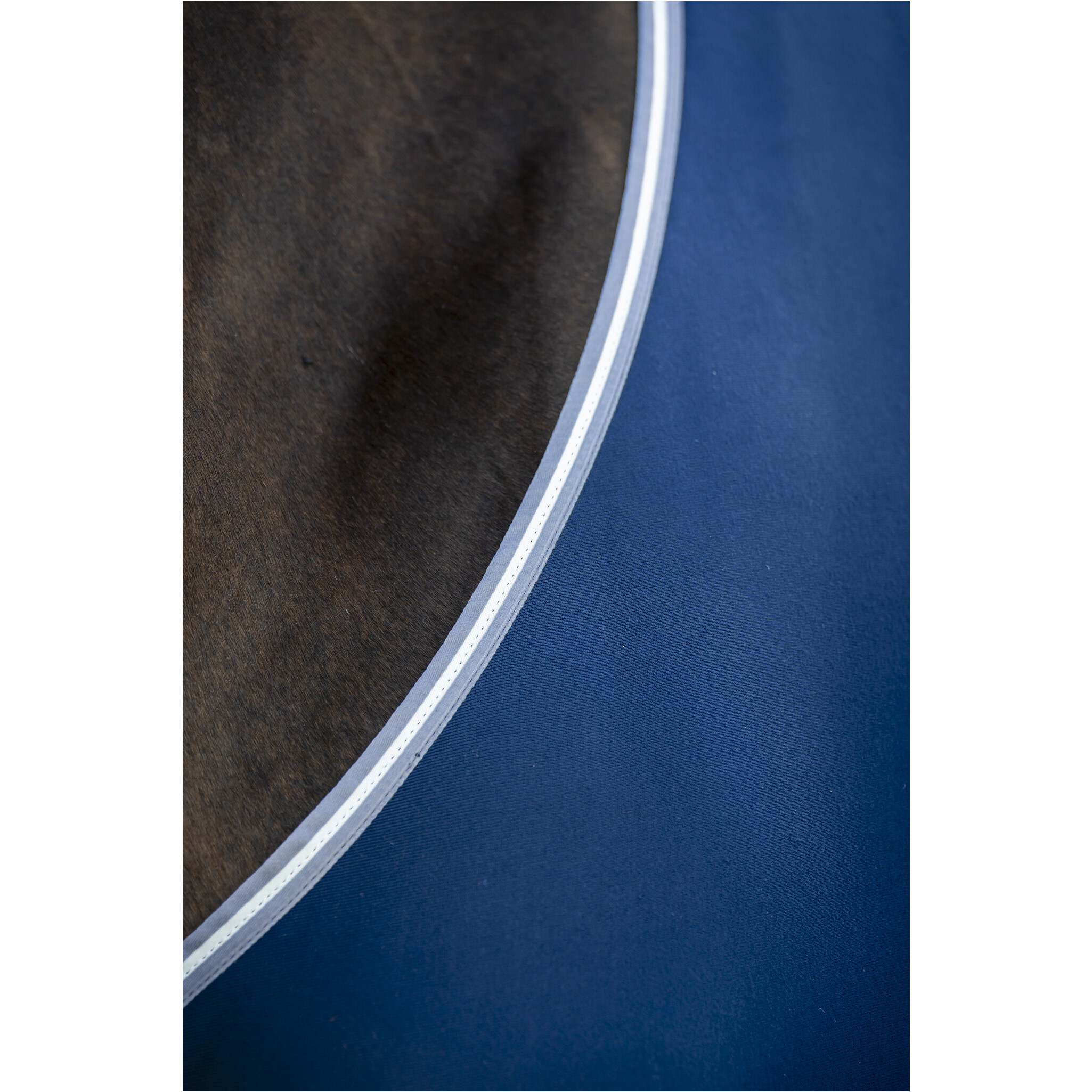 Abschwitzdecke AMIGO Jersey Cooler navy/titanium grey/silver