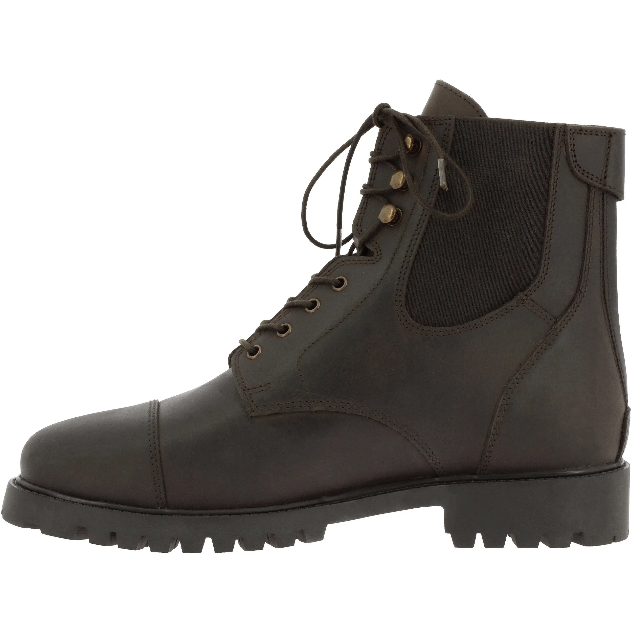 Reitstiefeletten mit Schnürsenkel & Zip VAUVERT Echtleder braun Reitstiefeletten mit Schnürsenkel & Zip VAUVERT Echtleder braun