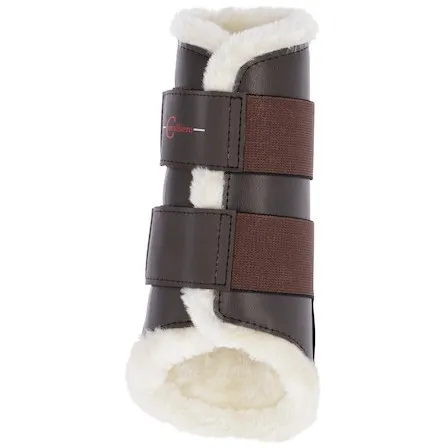 Dressur Gamaschen hinten braun