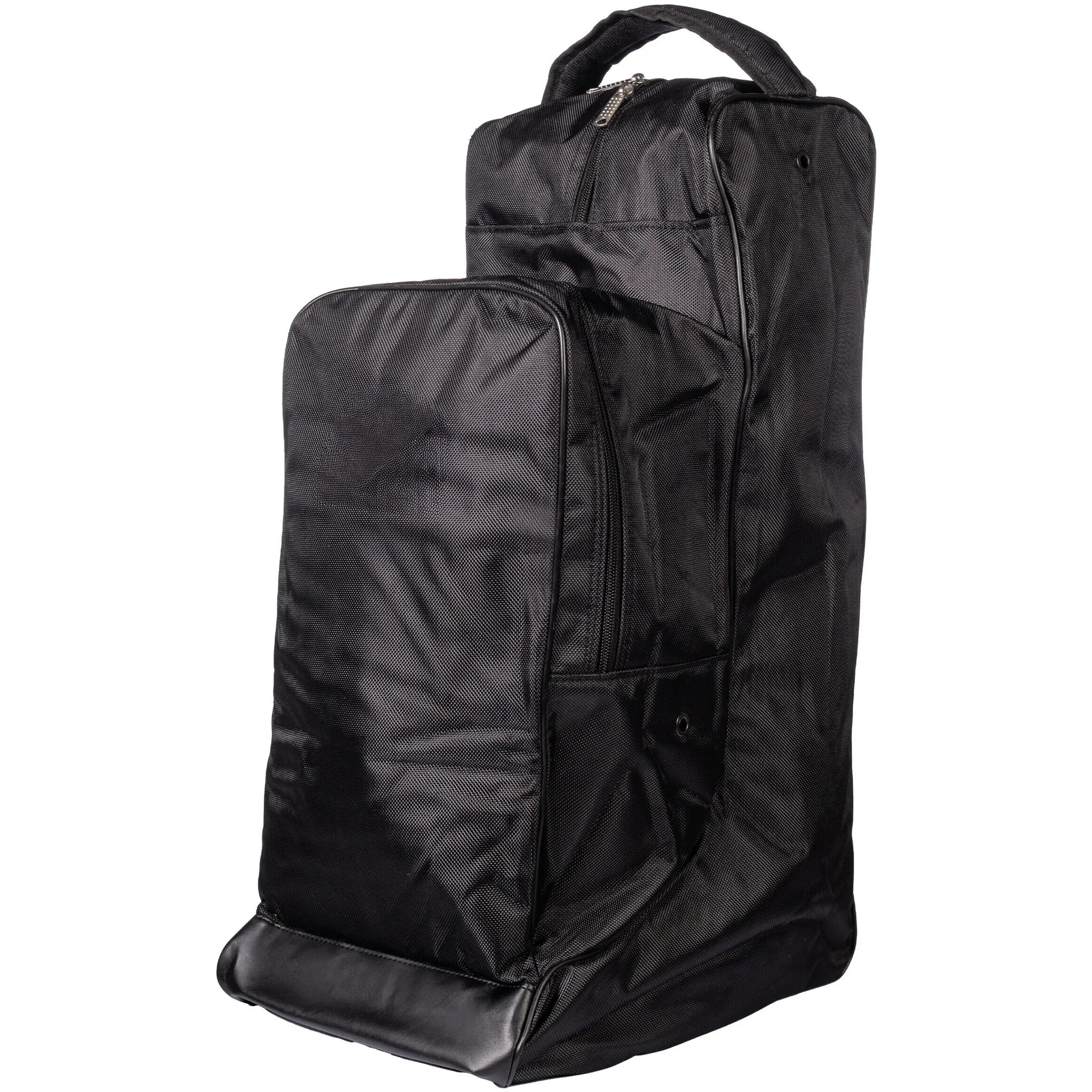 Reitstiefeltasche mit Helmfach schwarz