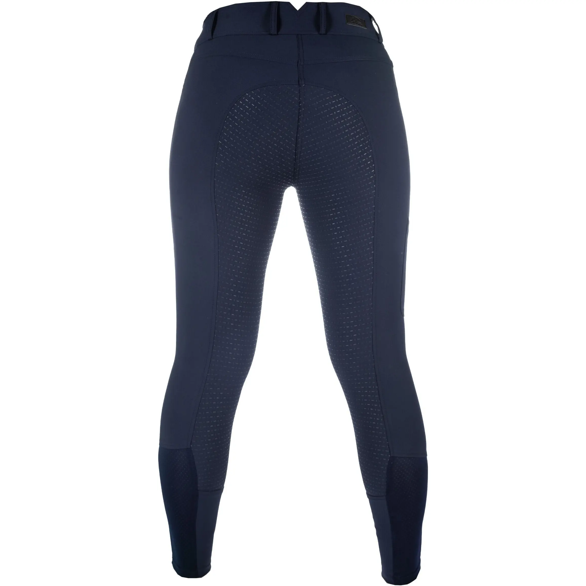 Kinder Reithose Silikon Vollbesatz LIA HIGH WAIST dunkelblau