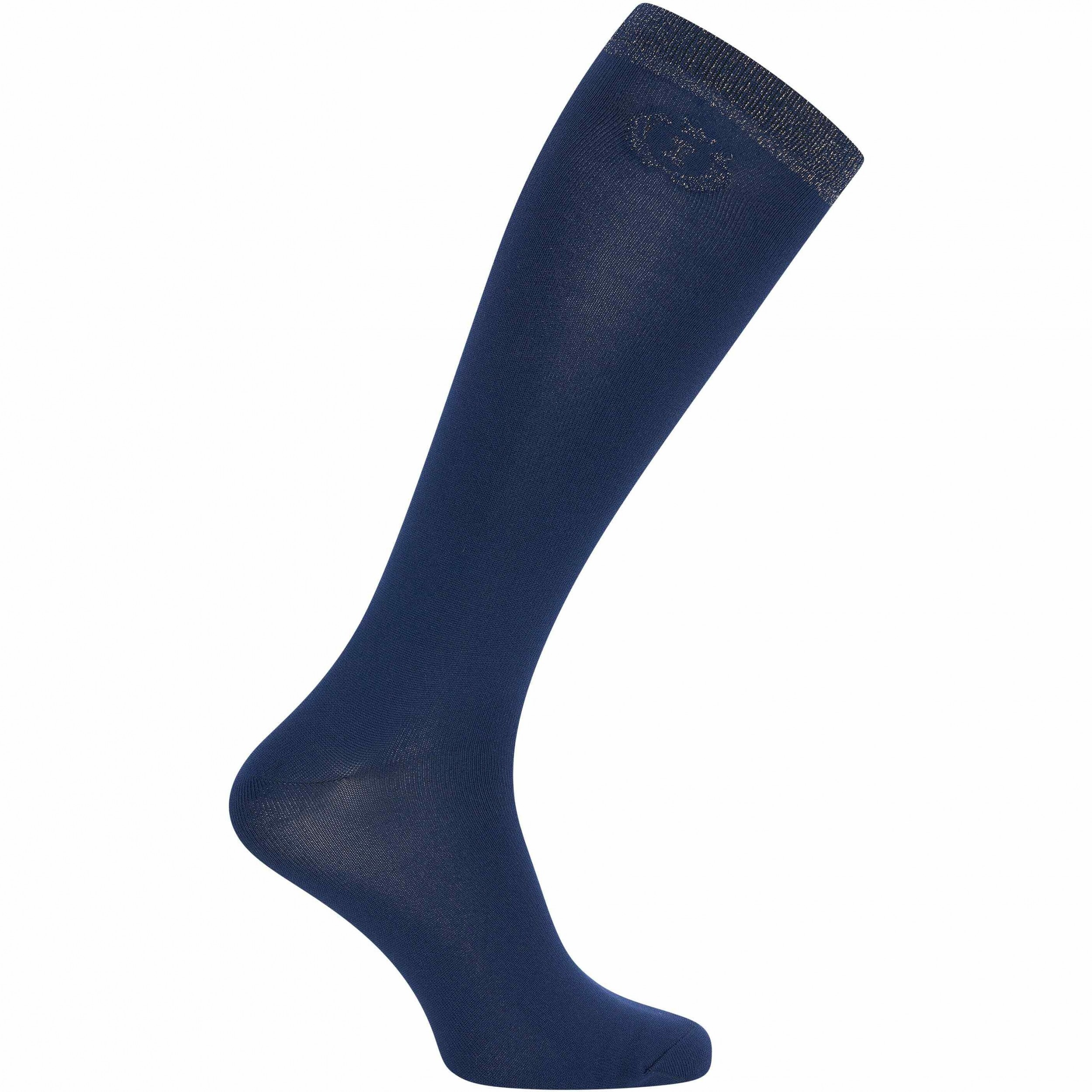 Damen Reitsocken IRHGlitzy Glam navy
