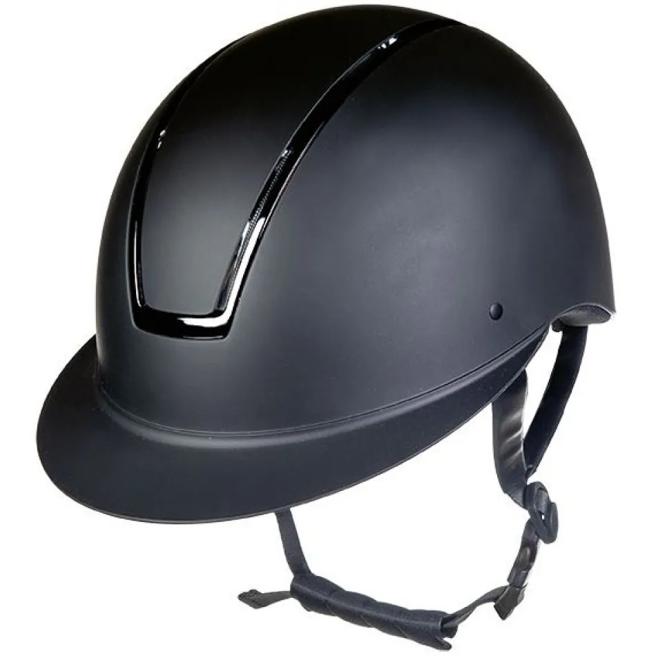 Damen Reithelm LADY SHIELD schwarz/schwarz glänzend