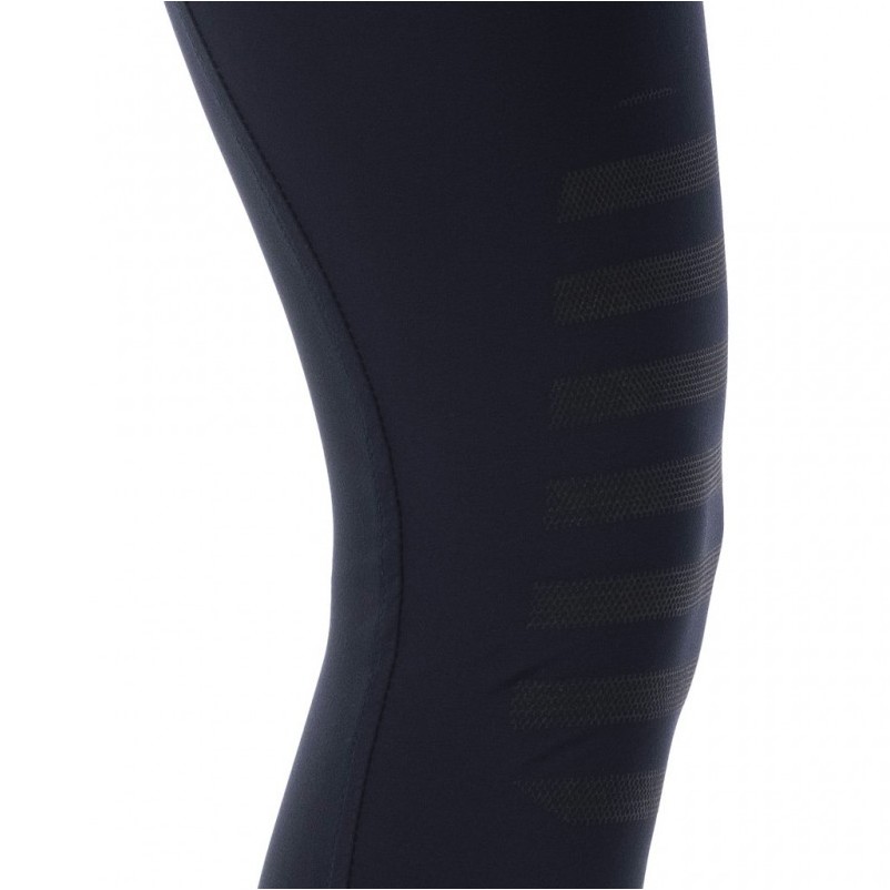 Damen Reithose Silikon Kniebesatz SAFIR marineblau/schwarz