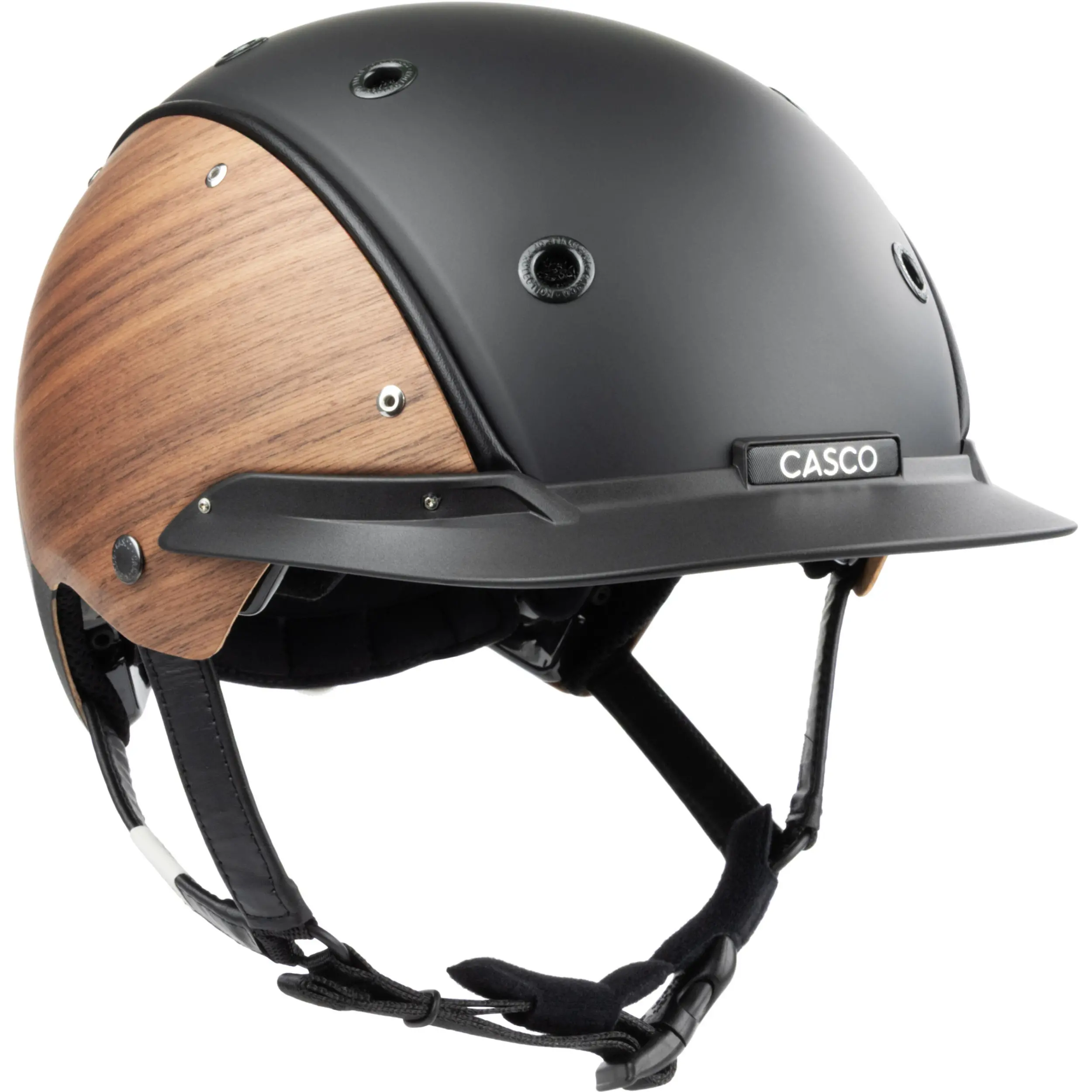 Reithelm CHAMP schwarz Holz