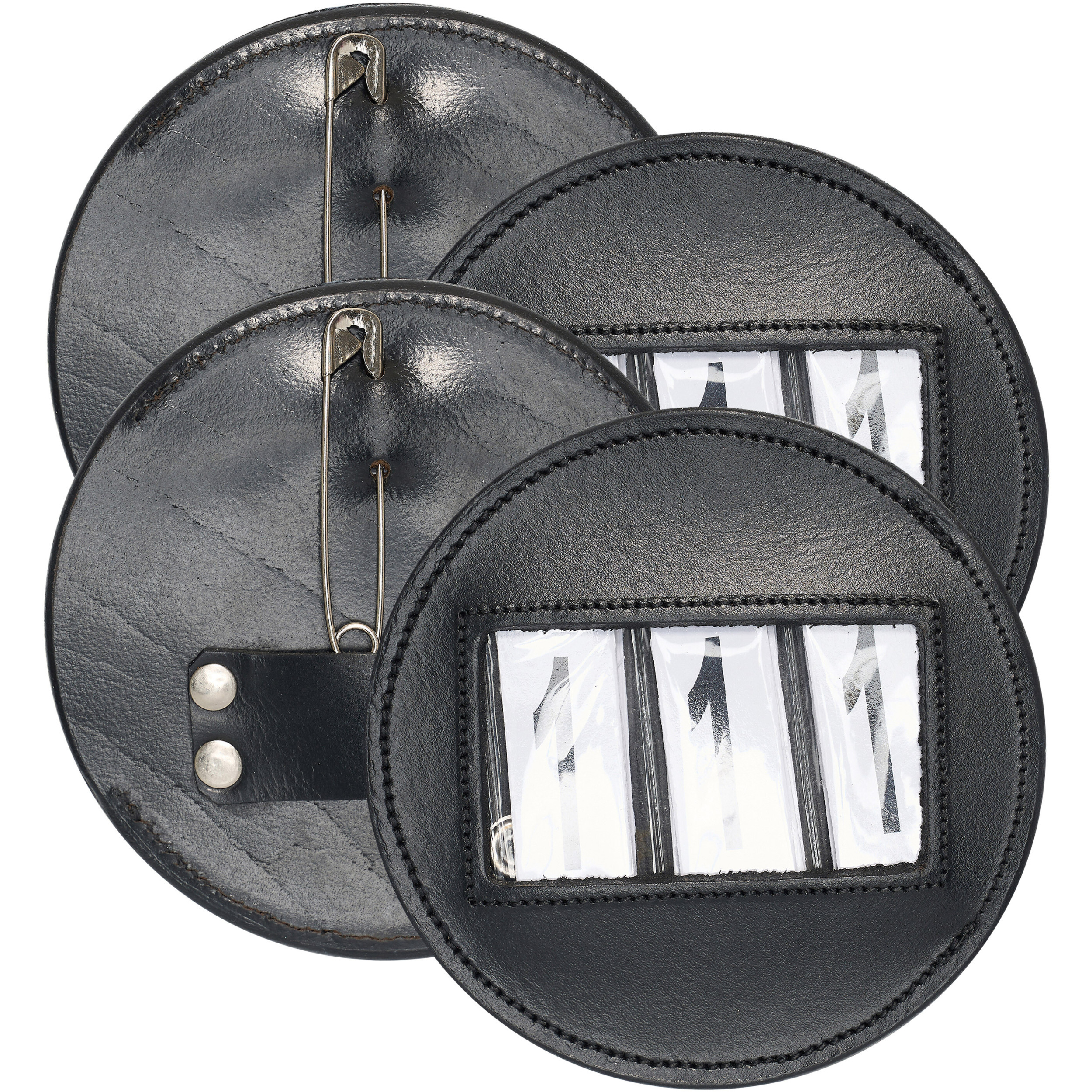 Turniernummern 2er Set IRHRound schwarz Turniernummern 2er Set IRHRound schwarz