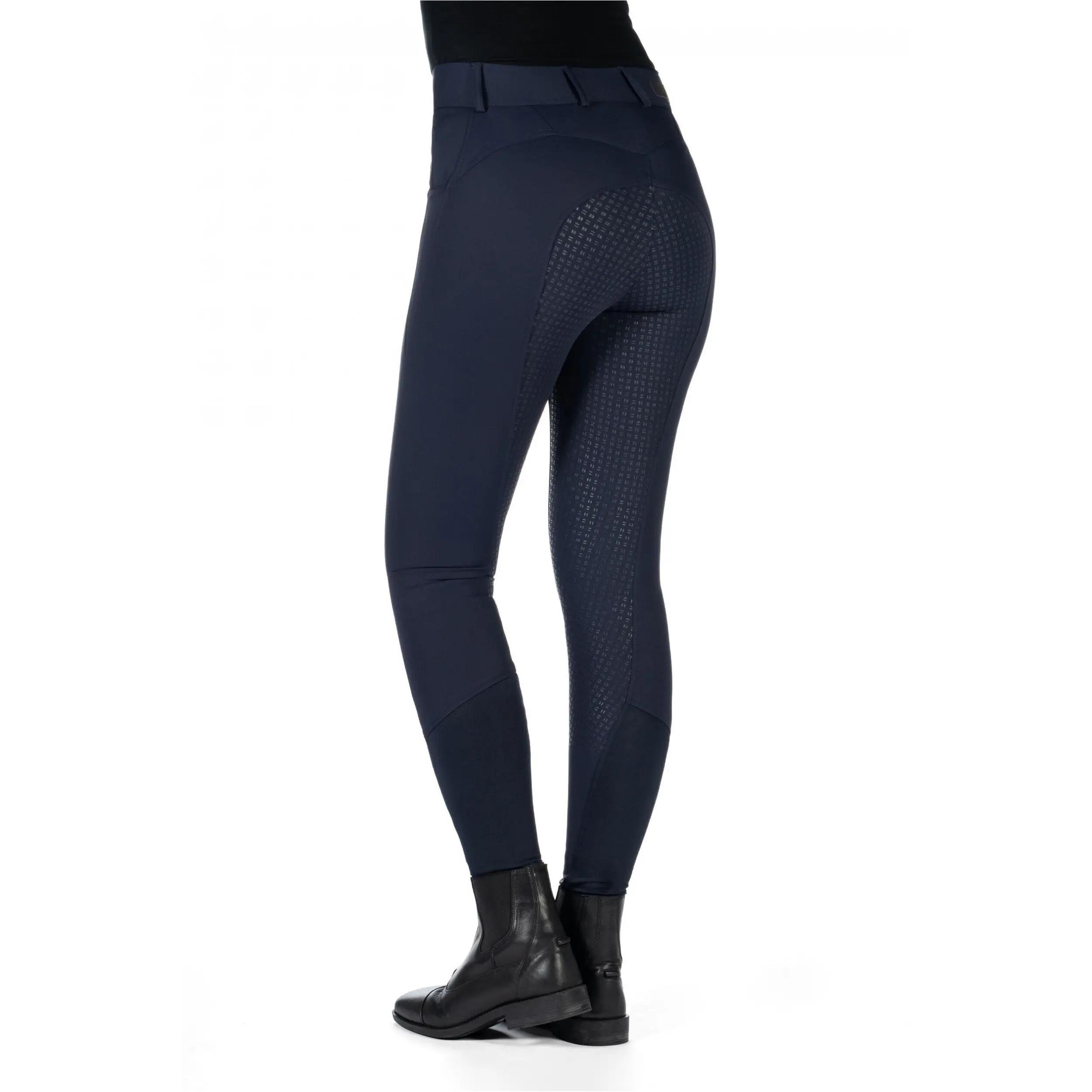 Kinder Reithose Silikon Vollbesatz ARI MID RISE dunkelblau