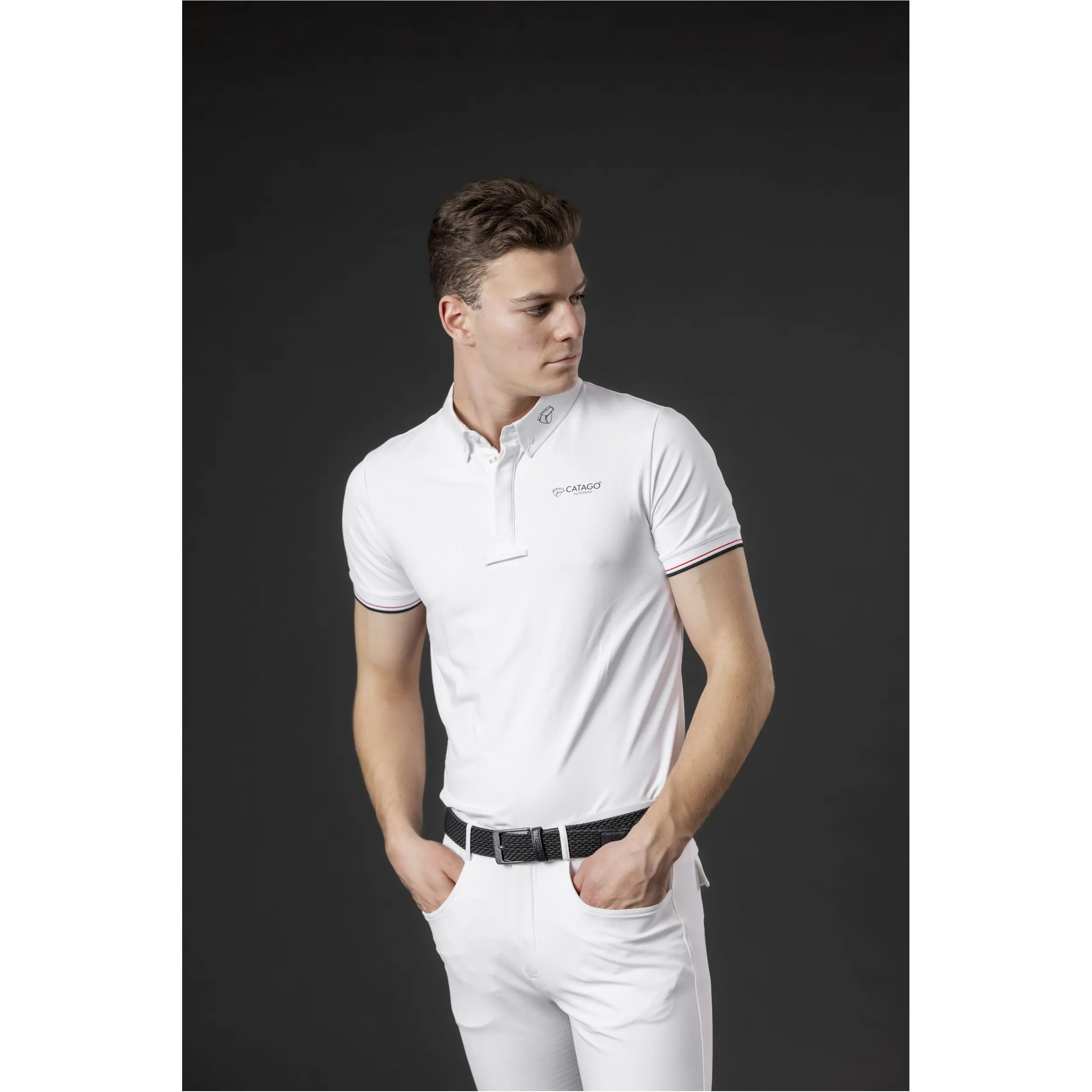 Herren Turniershirt NEVIN weiß