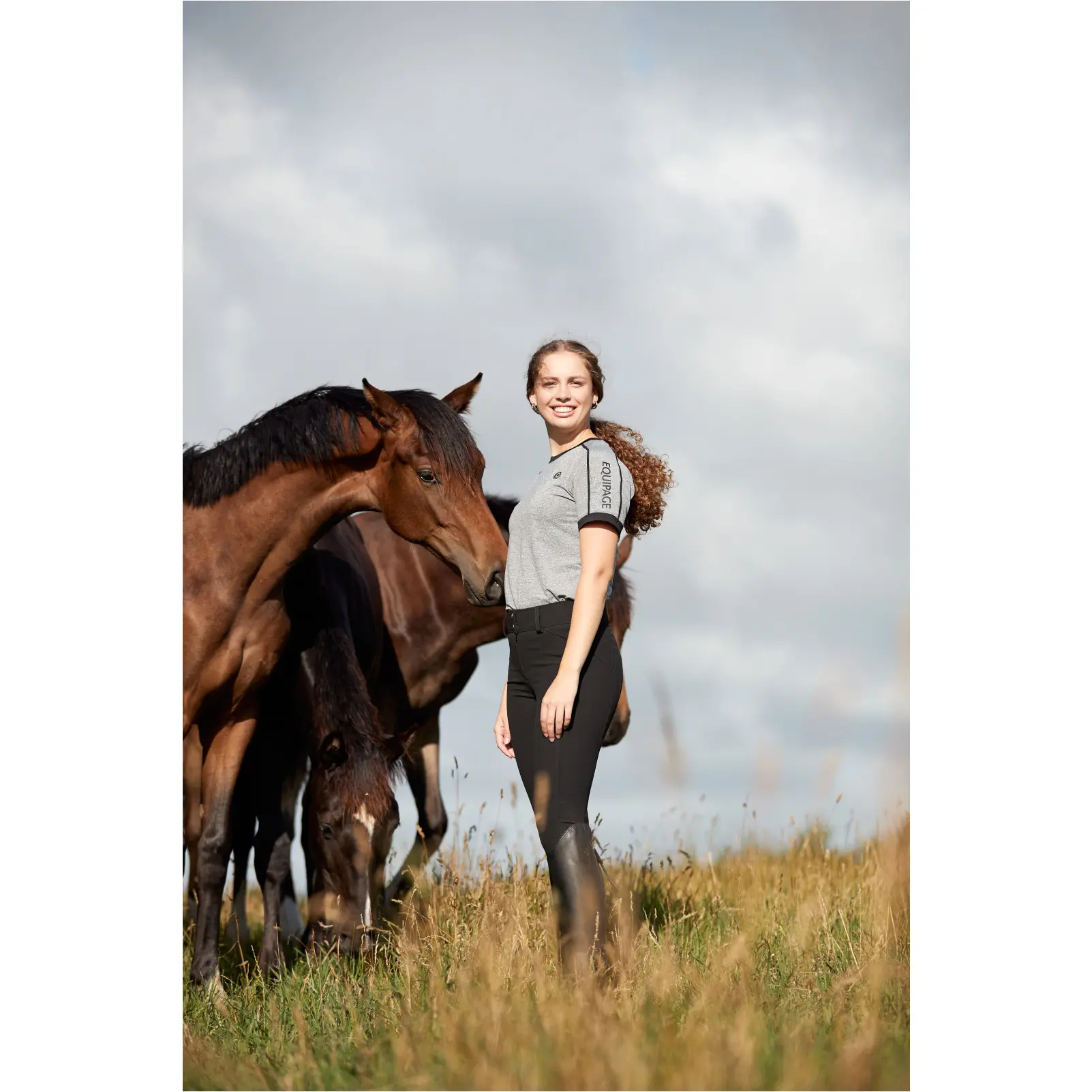 Damen T-Shirt Kurzarm MELISSA grau melange Damen T-Shirt Kurzarm MELISSA grau melange