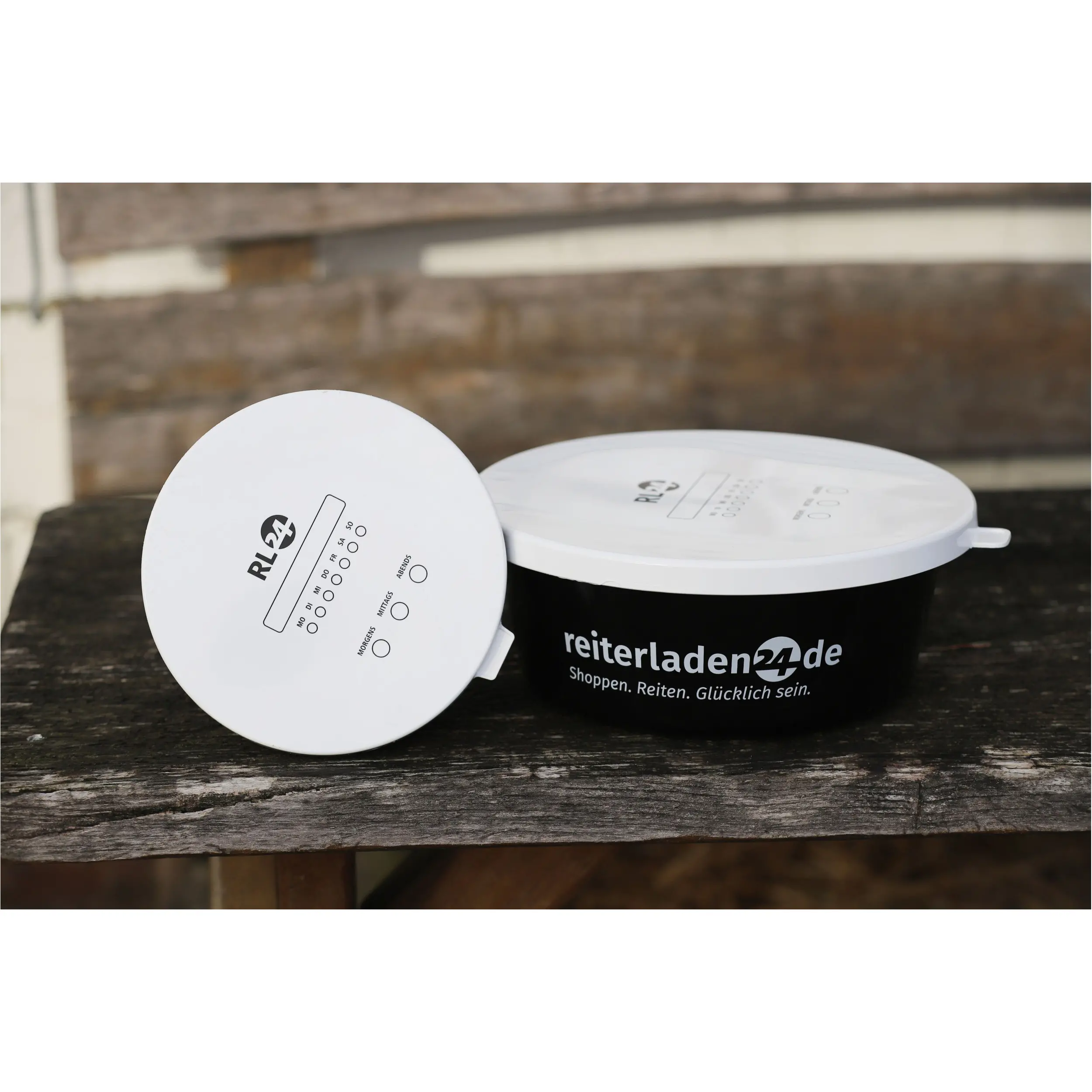 Müslischalen-Set (2+6 Liter) mit Deckel schwarz