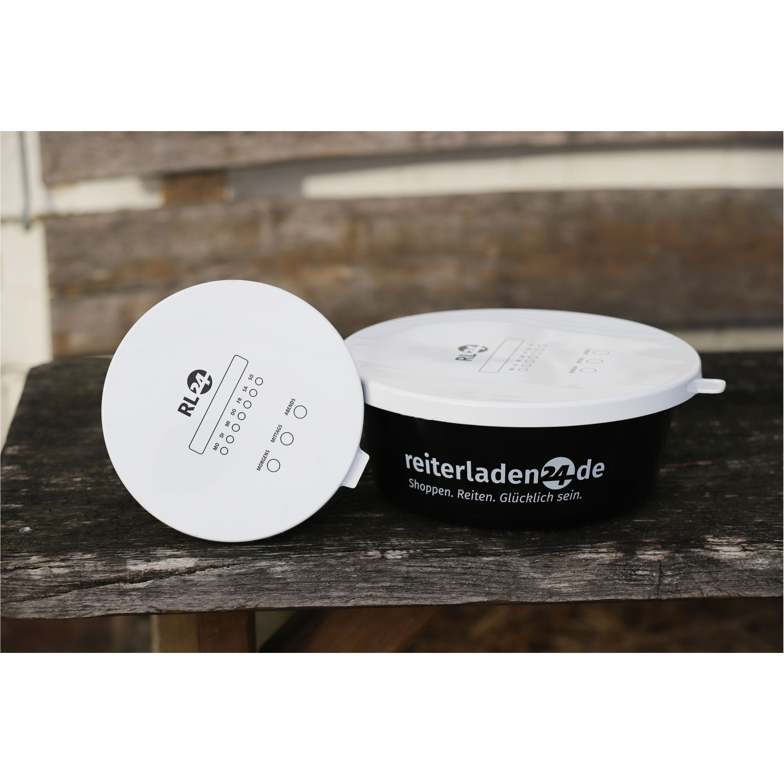 Müslischalen-Set (2+6 Liter) mit Deckel schwarz