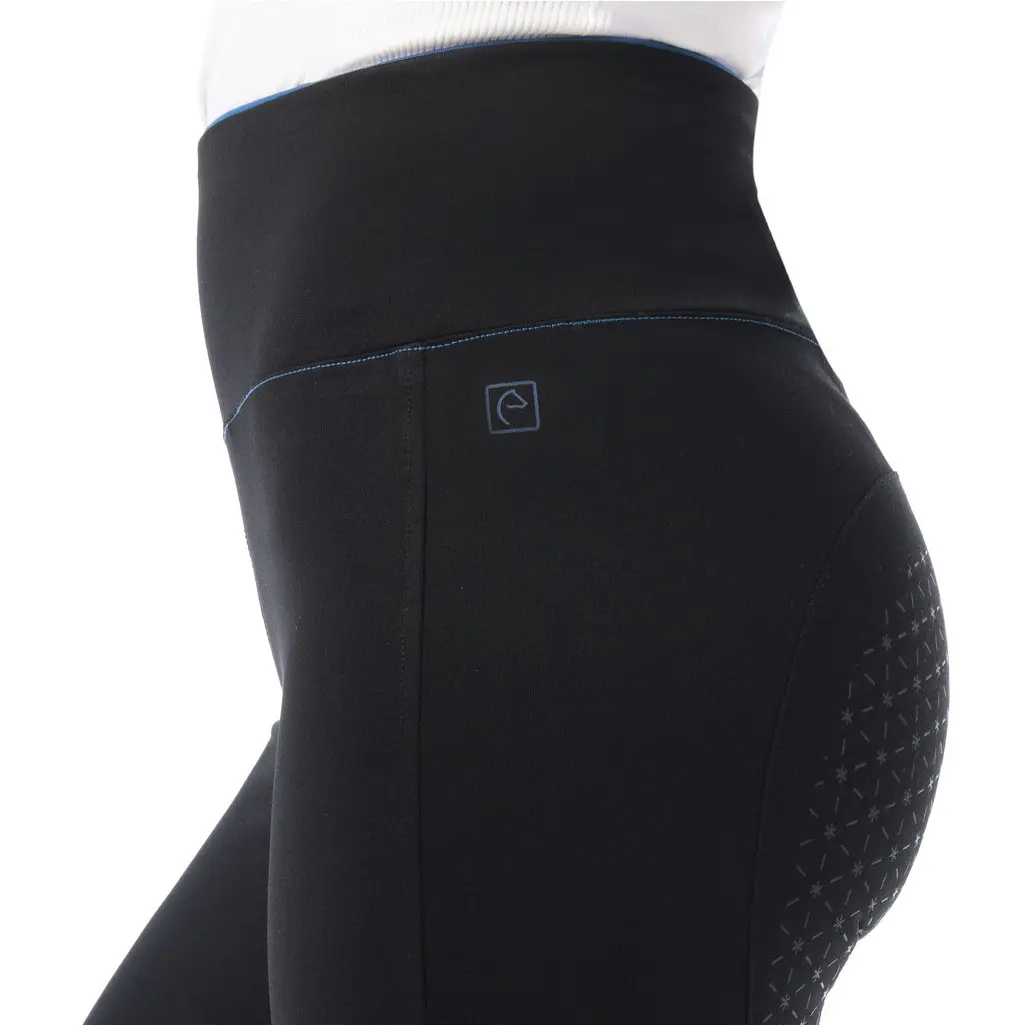 Damen Reitleggings Silikon Vollbesatz LYLY schwarz