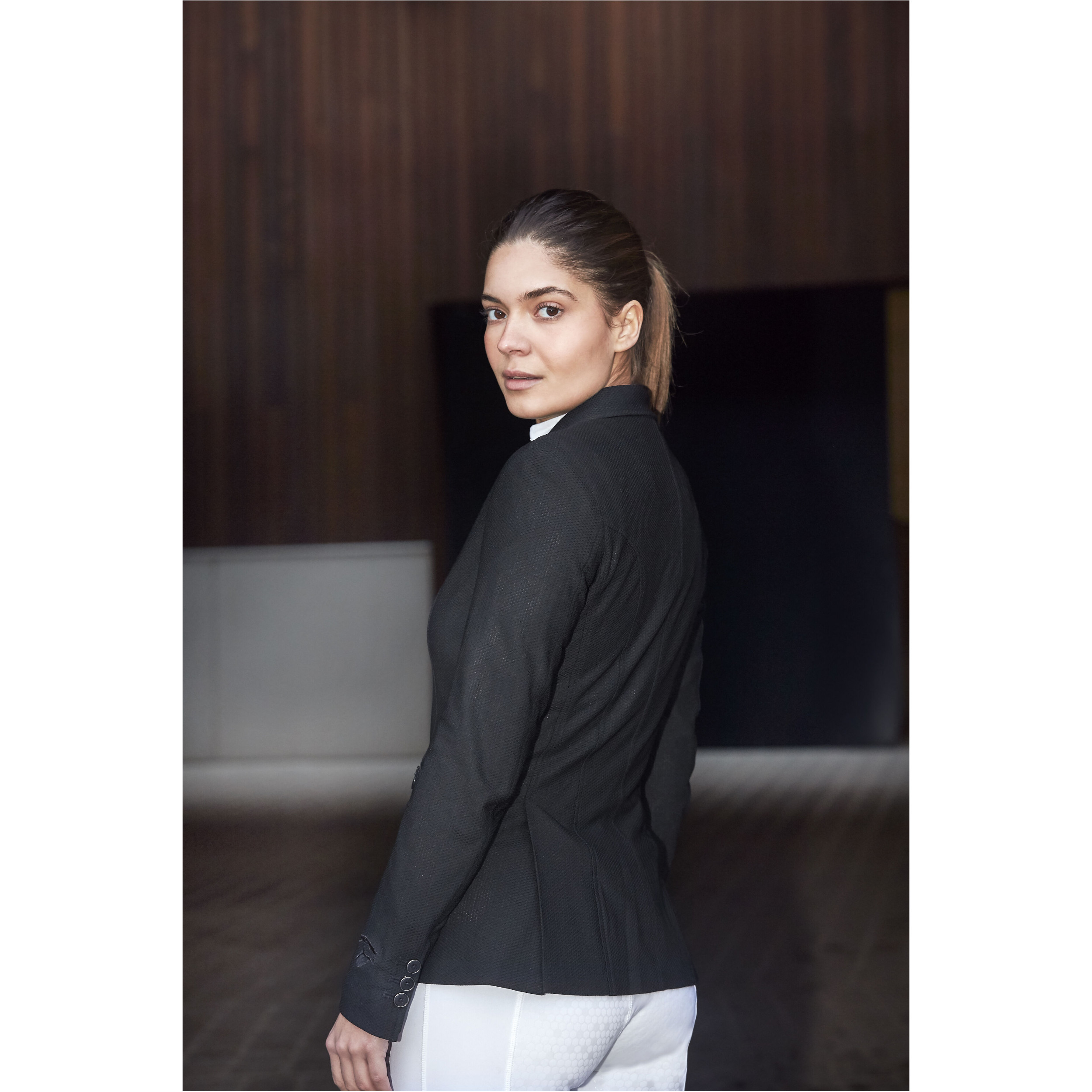 Damen Sommer Turnierjacket FALLON schwarz